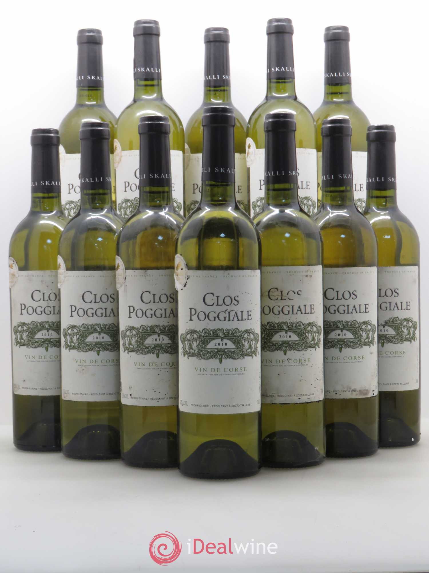 Vin de Corse Clos Poggiale Jean-François Renucci 2010 - Lot de 12 bouteilles - 0