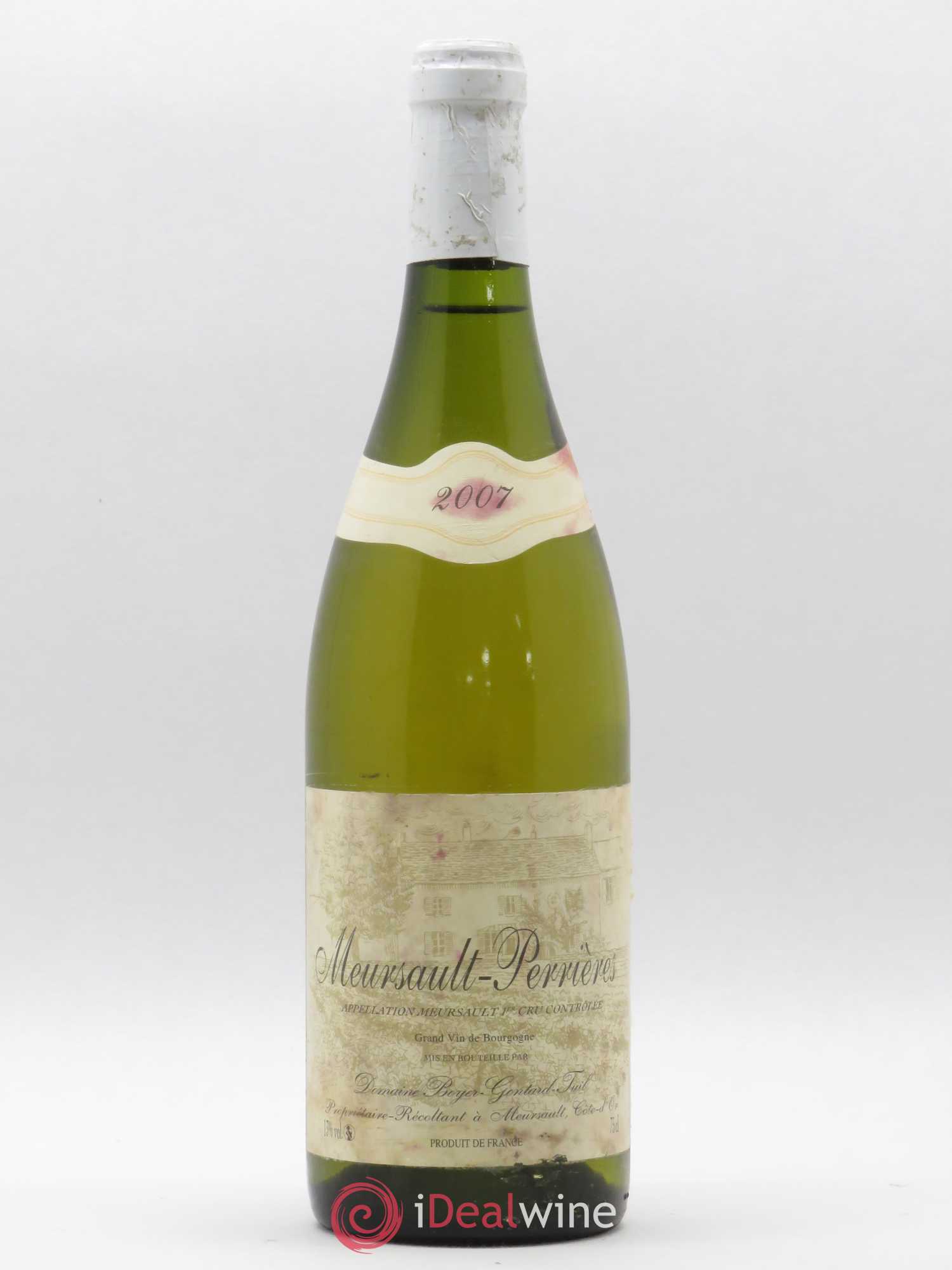 Meursault 1er Cru Perrières Boyer Gontard Tuil 2007 - Posten von 1 Flasche - 0