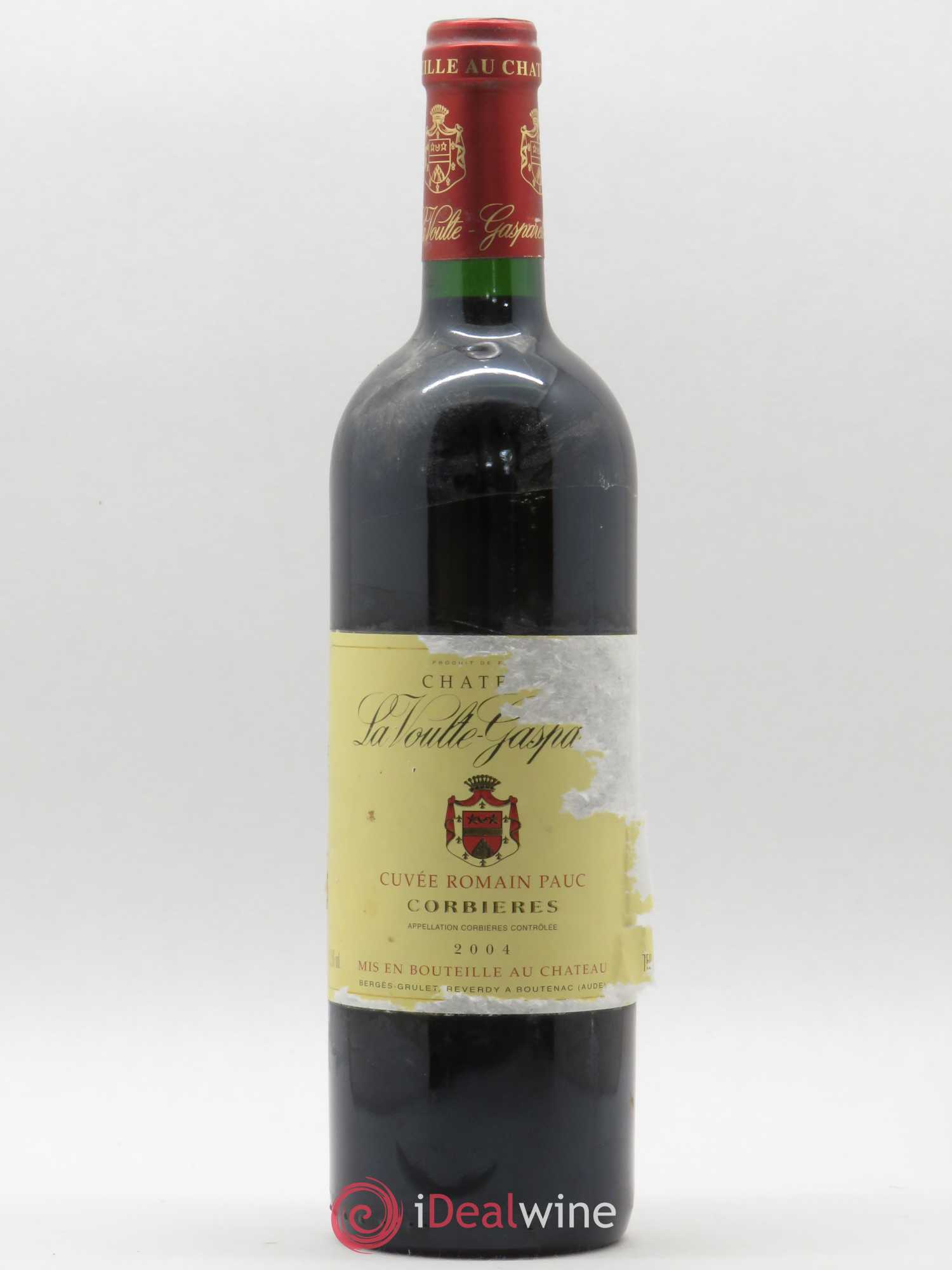 Corbières Boutenac La Voulte-Gasparets Cuvée Romain Pauc Patrick Reverdy 2004 - Lot de 1 bouteille - 0