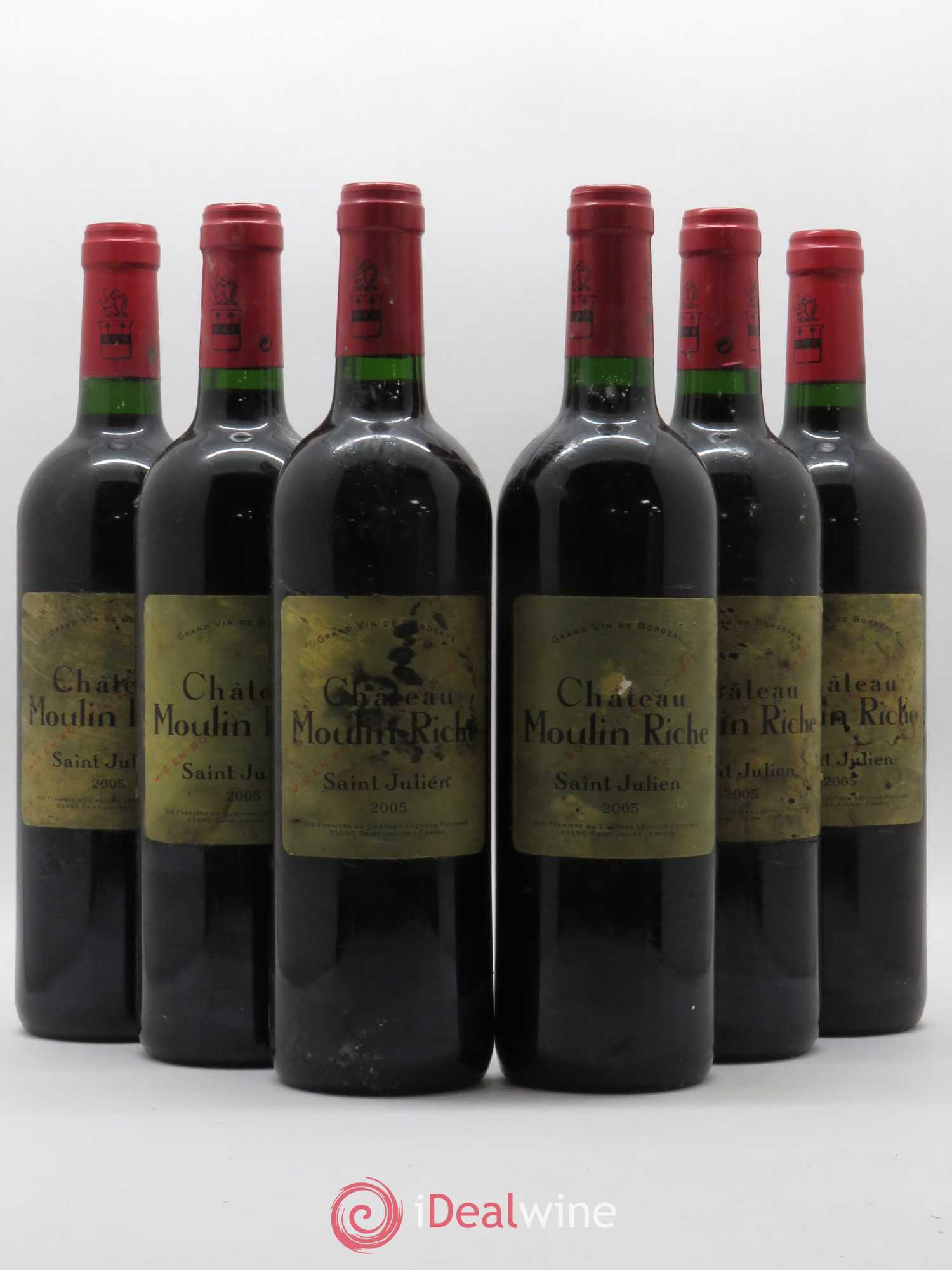 Château Moulin Riche 2005 - Lot de 6 bouteilles - 0