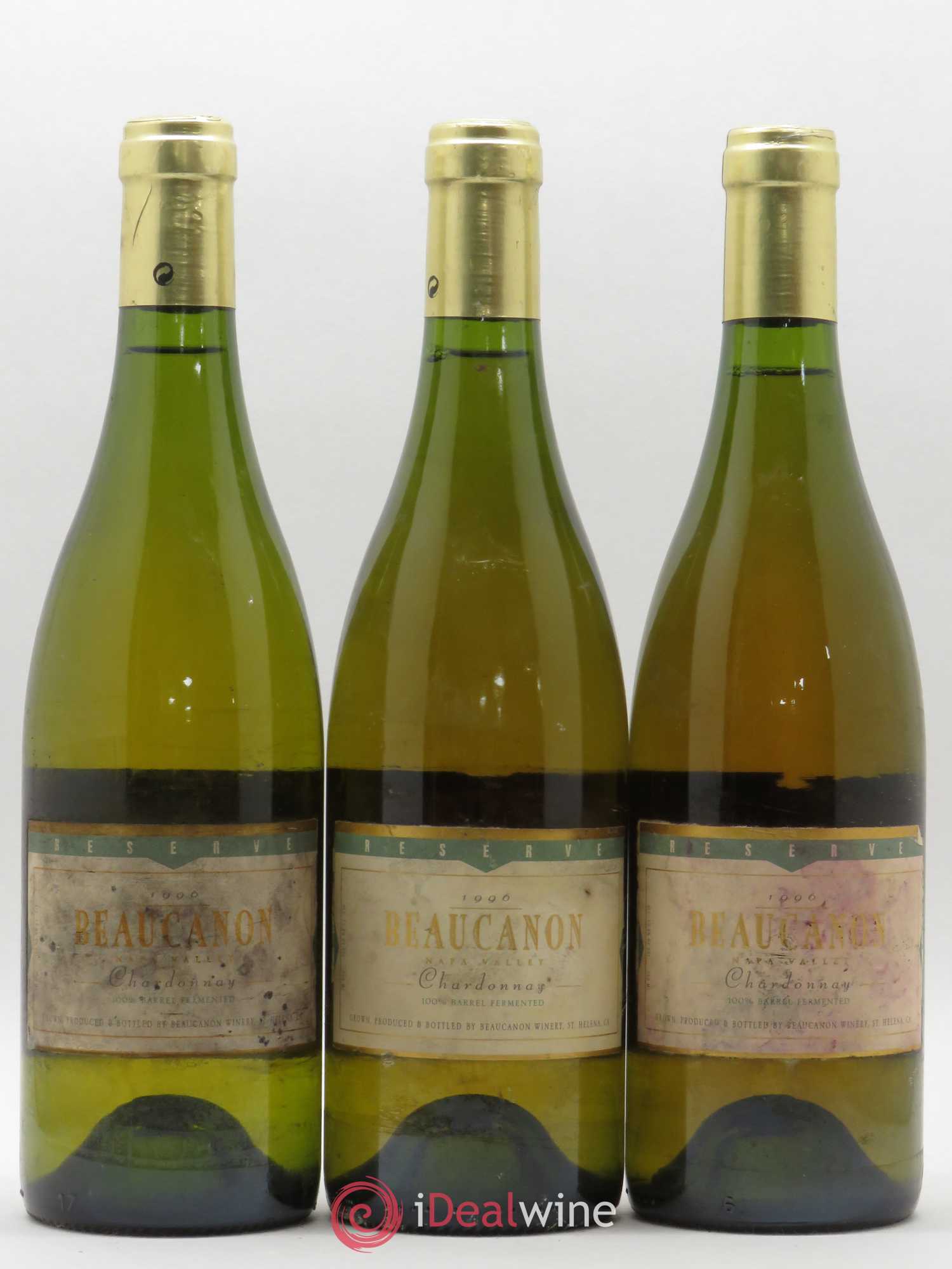 USA Beau Canon Nappa Valley Réserve 1996 - Posten von 3 Flaschen - 0