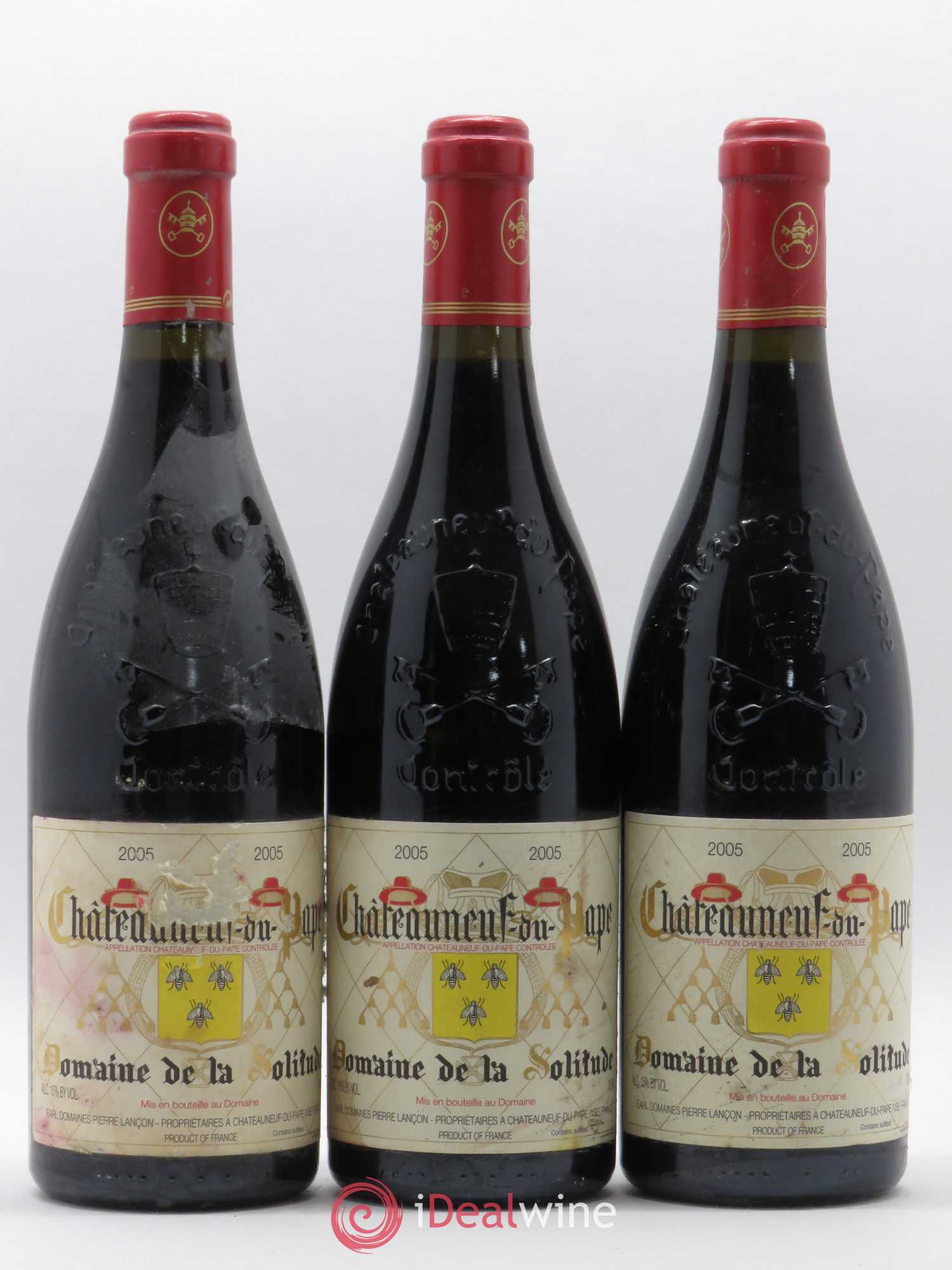 Châteauneuf-du-Pape Domaine de la Solitude 2005 - Lot de 3 bouteilles - 0