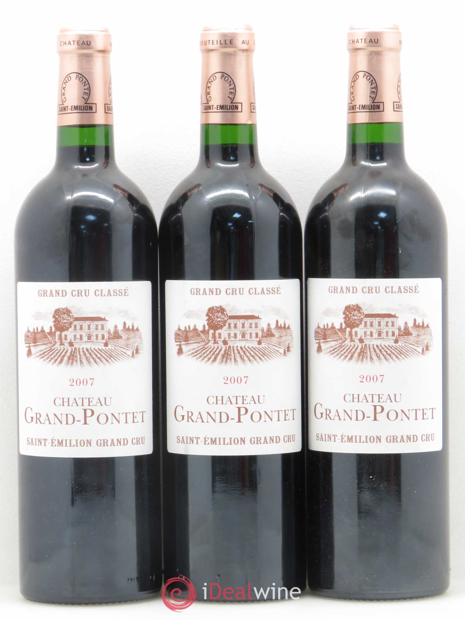 Château Grand Pontet Grand Cru Classé 2007 - Lot de 6 bouteilles - 1