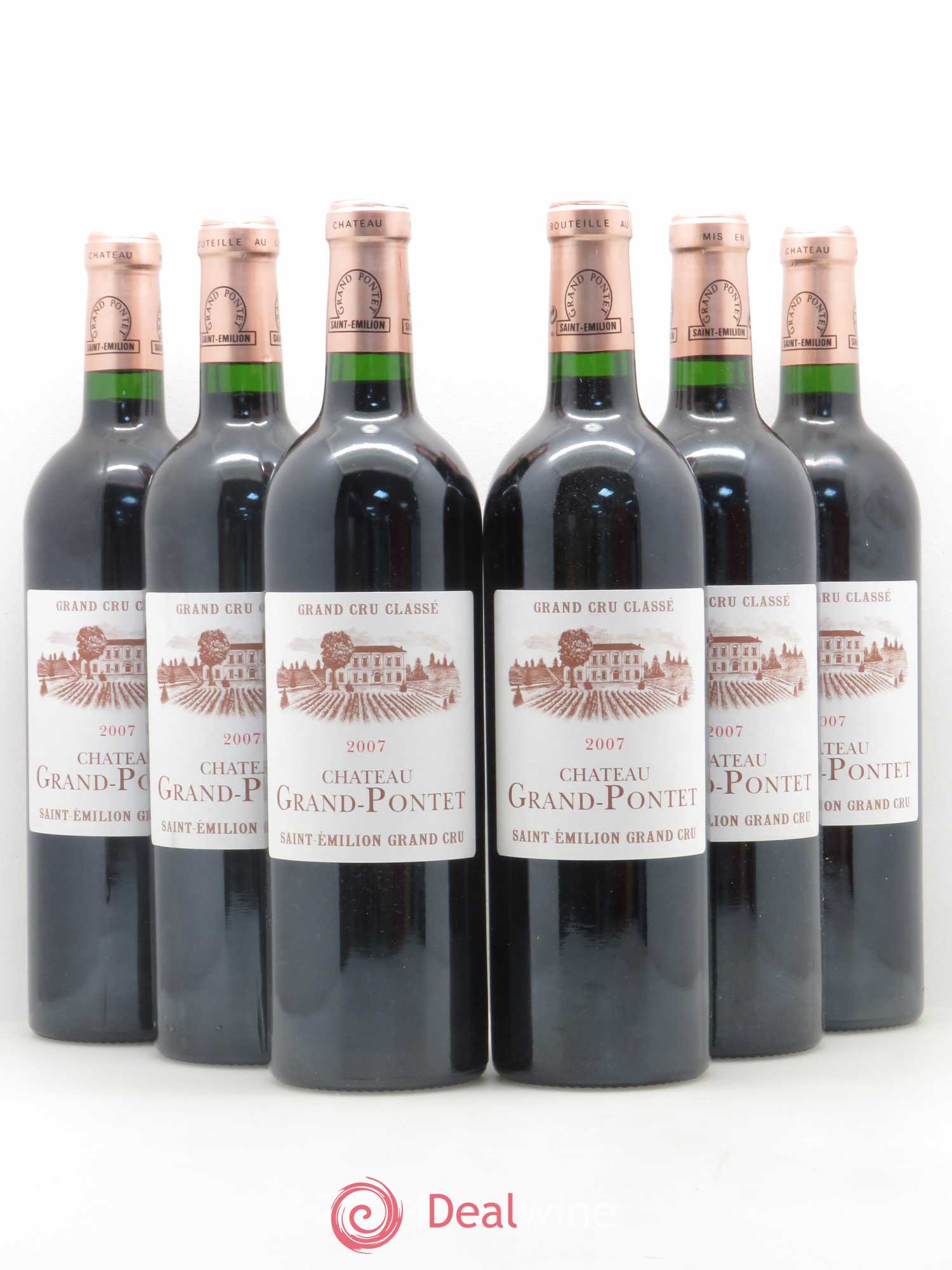 Château Grand Pontet Grand Cru Classé 2007 - Lot de 6 bouteilles - 0