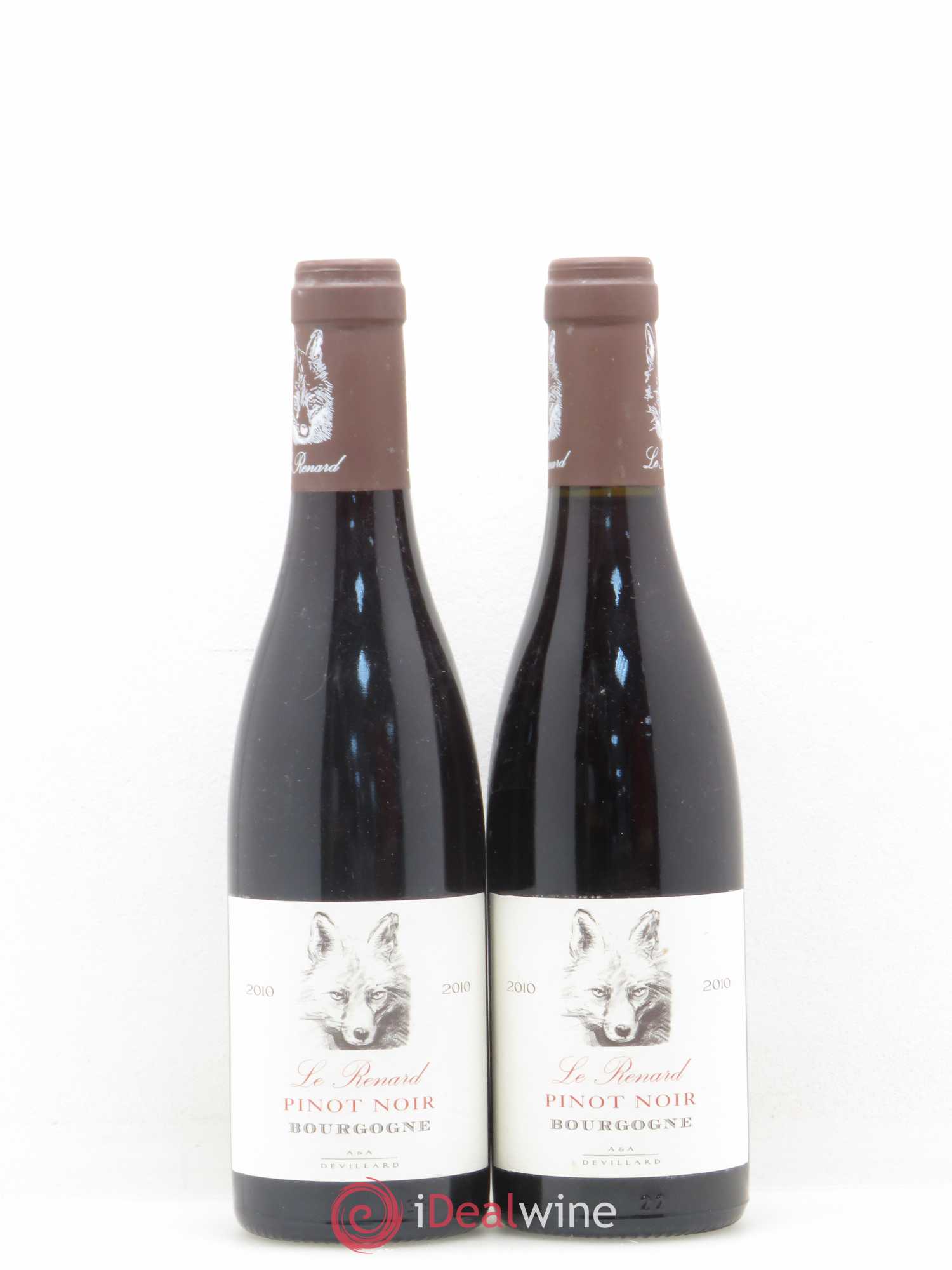 Bourgogne Le Renard Domaine Devillard 2010 - Posten von 2 Demi-Flaschen - 0