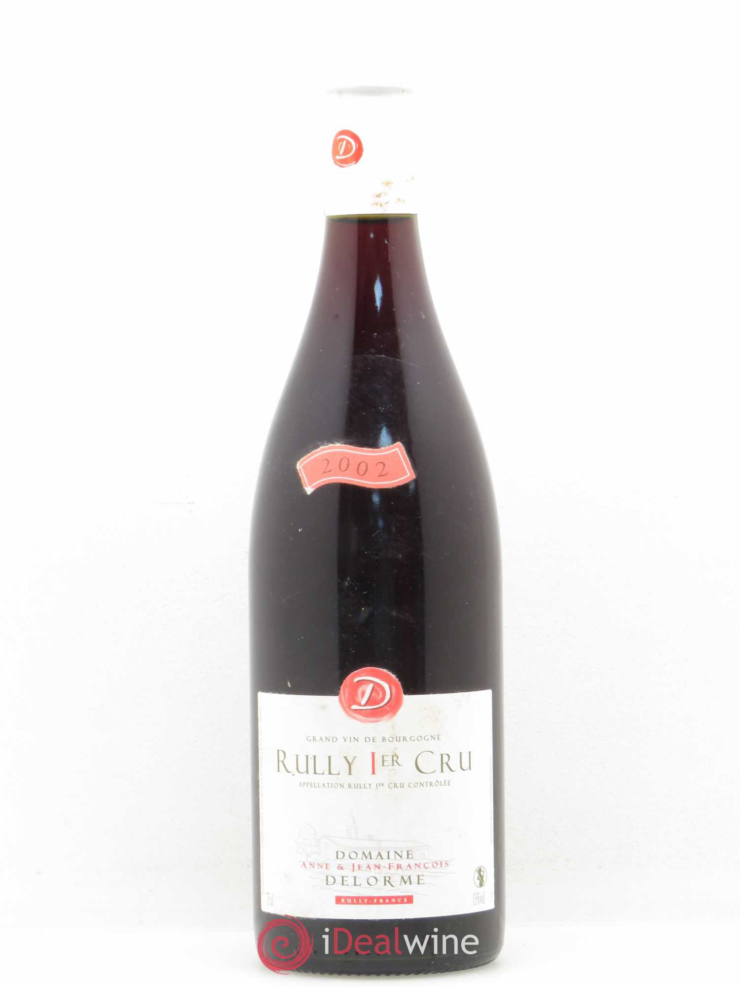 Rully 1er Cru Anne et Jean-François Delorme 2002 - Posten von 1 Flasche - 0