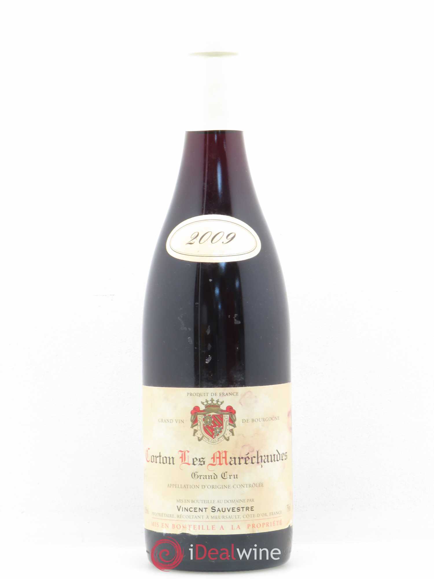 Corton Grand Cru Les Maréchaudes Vincent Sauvestre 2009 - Posten von 1 Flasche - 0