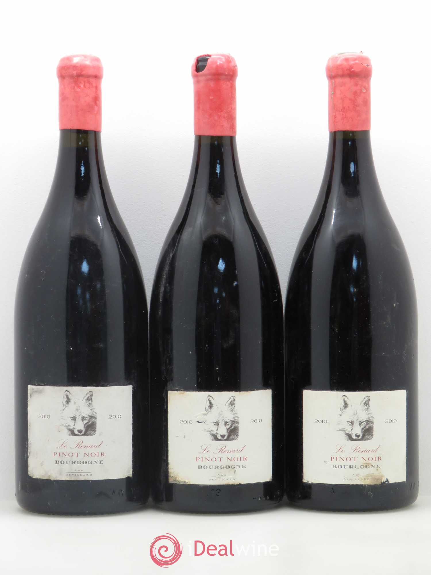 Bourgogne Le Renard Domaine Devillard 2010 - Posten von 3 Magnum - 0