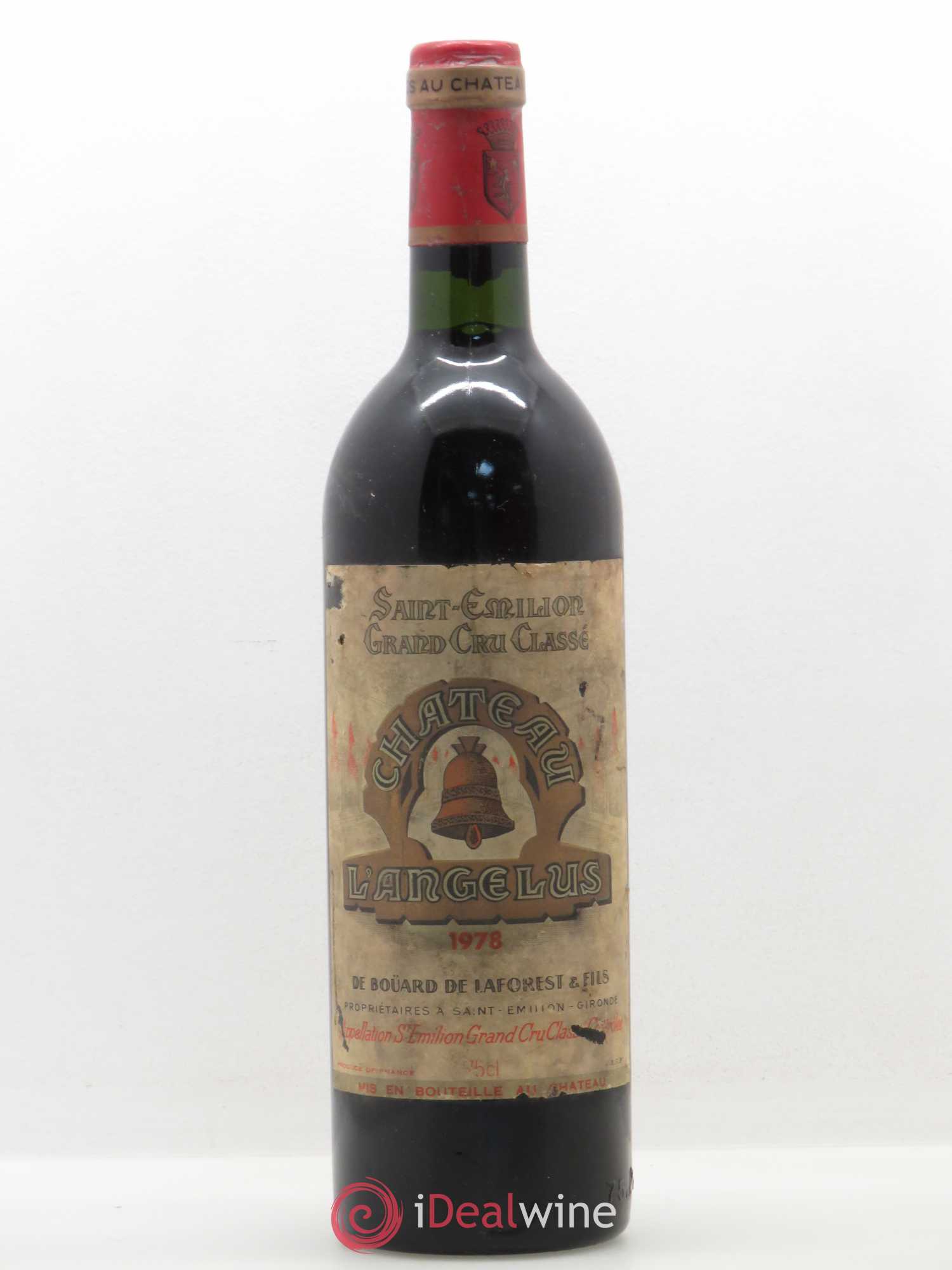 Château Angélus 1er Grand Cru Classé A 1978 - Lot de 1 bouteille - 0