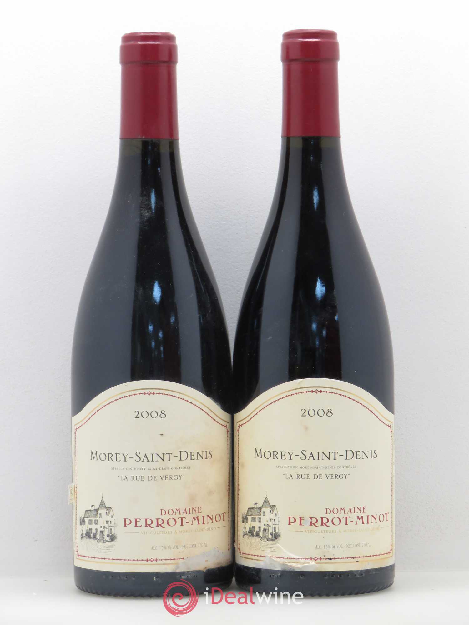 Morey-Saint-Denis La Rue De Vergy Perrot-Minot 2008 - Lot de 2 bouteilles - 0