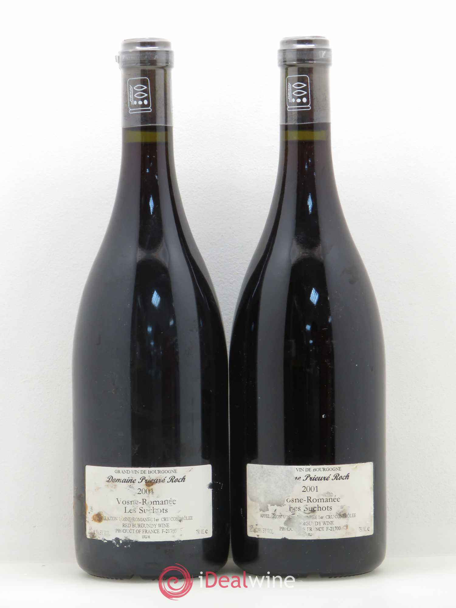 Vosne-Romanée 1er Cru Les Suchots Prieuré Roch 2001 - Lot de 2 bouteilles - 1