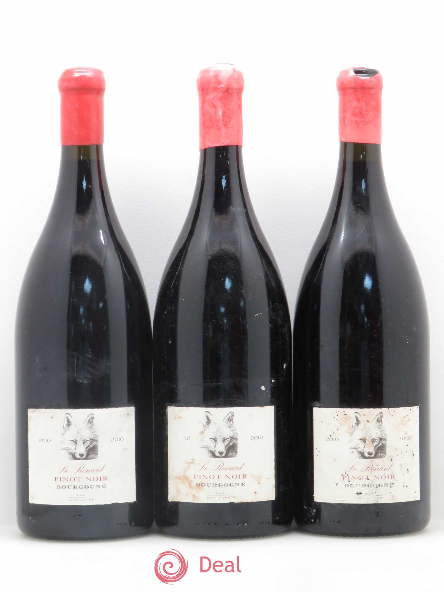 Bourgogne Le Renard Domaine Devillard 2010 - Posten von 6 Magnum - 1
