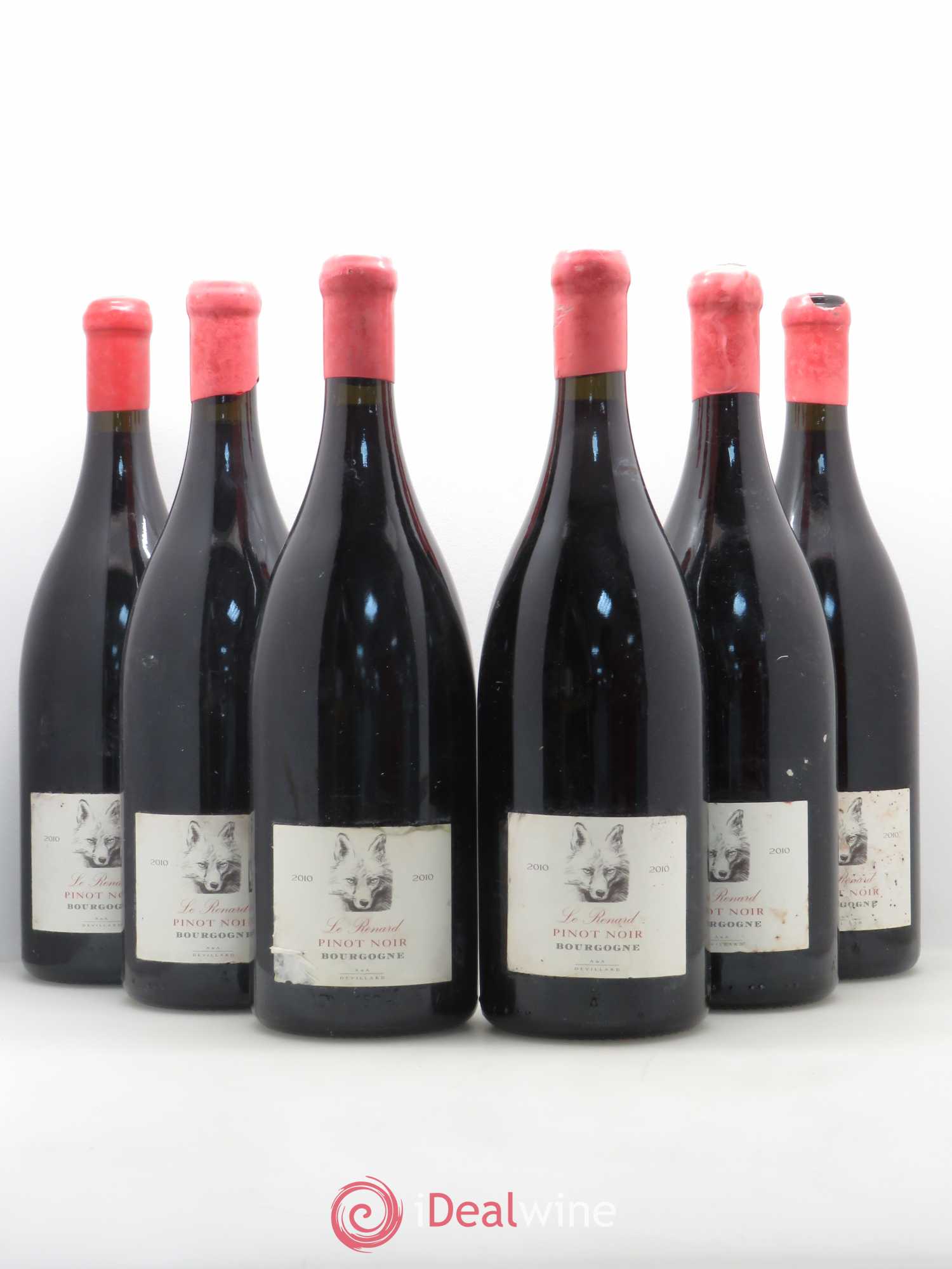 Bourgogne Le Renard Domaine Devillard 2010 - Posten von 6 Magnum - 0