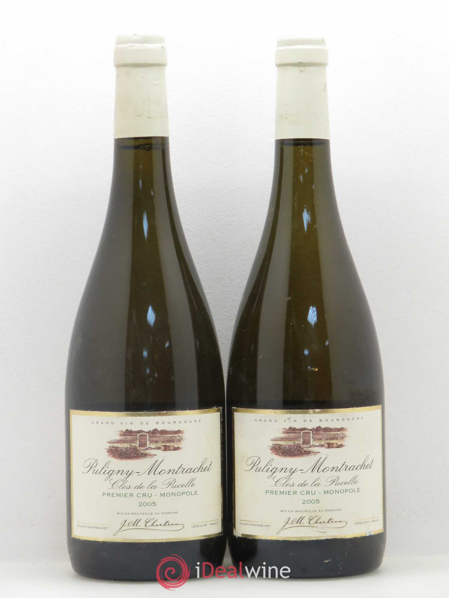 Puligny-Montrachet 1er Cru Clos de la Pucelle Jean Chartron (Domaine) 2005 - Lot de 2 bouteilles - 0