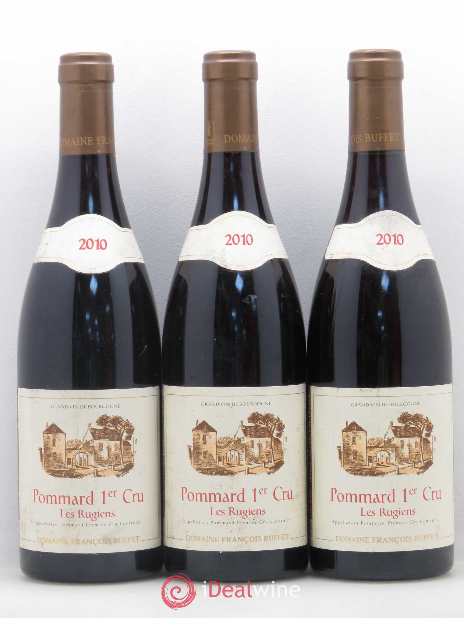 Pommard 1er Cru Les Rugiens François Buffet 2010 - Lot de 6 bouteilles - 2