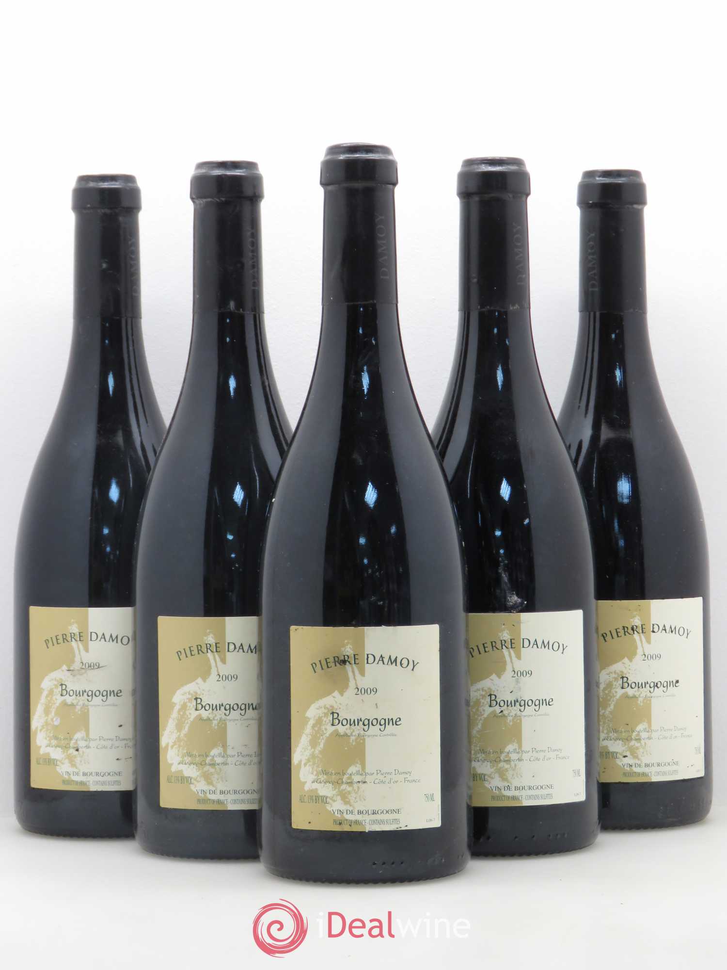 Bourgogne Pierre Damoy 2009 - Lot de 5 bouteilles - 0