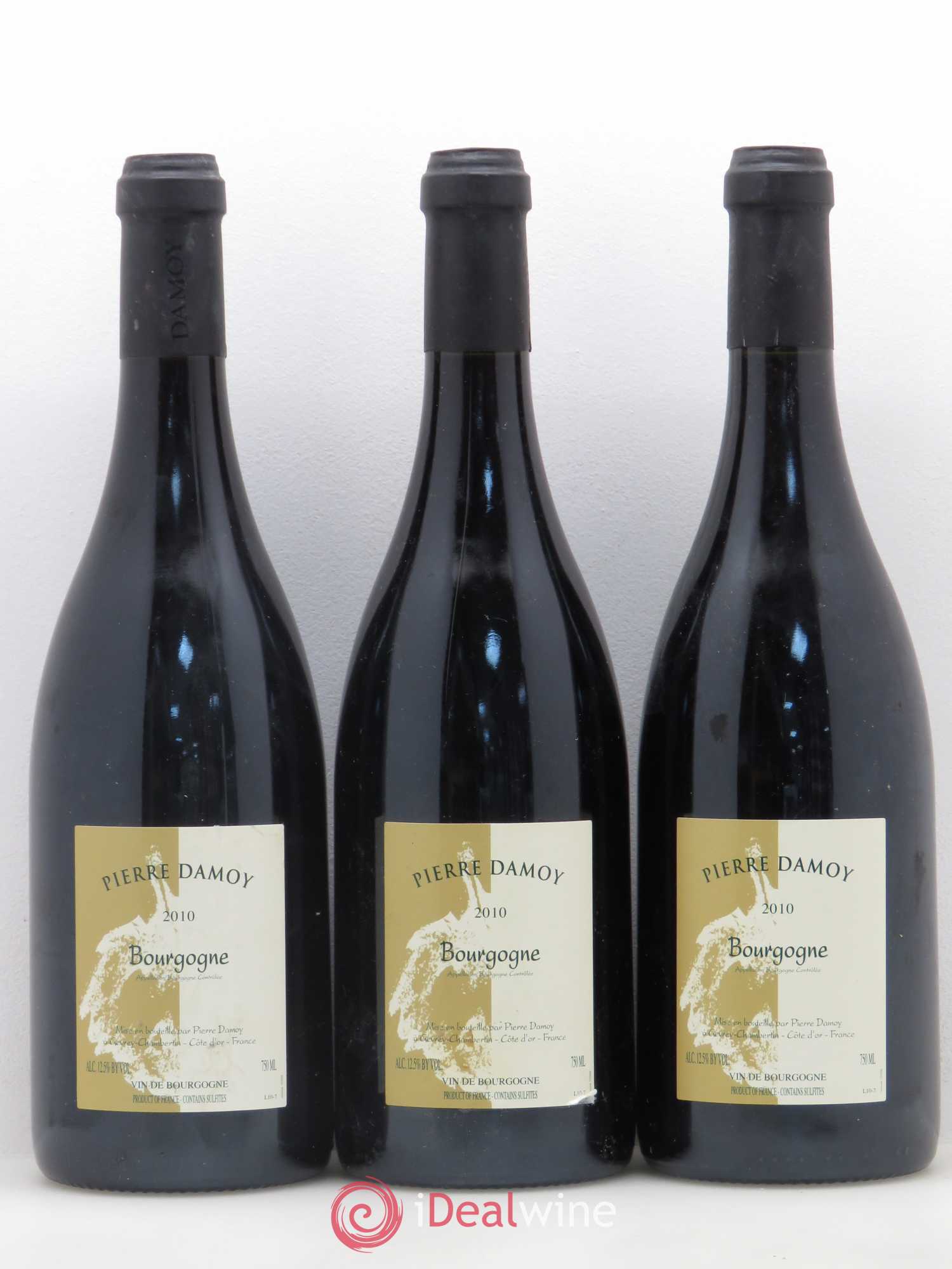 Bourgogne Pierre Damoy 2010 - Lot de 3 bouteilles - 0