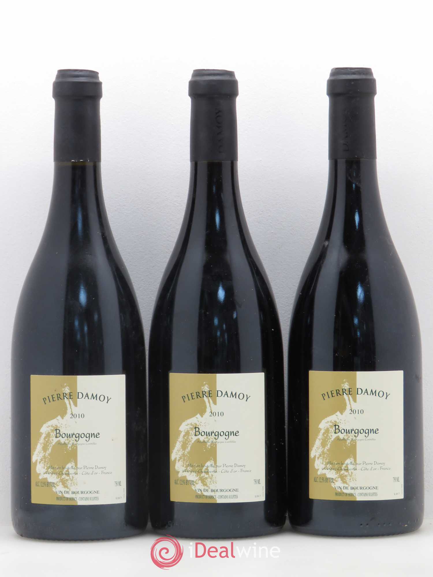 Bourgogne Pierre Damoy 2010 - Lot de 3 bouteilles - 0