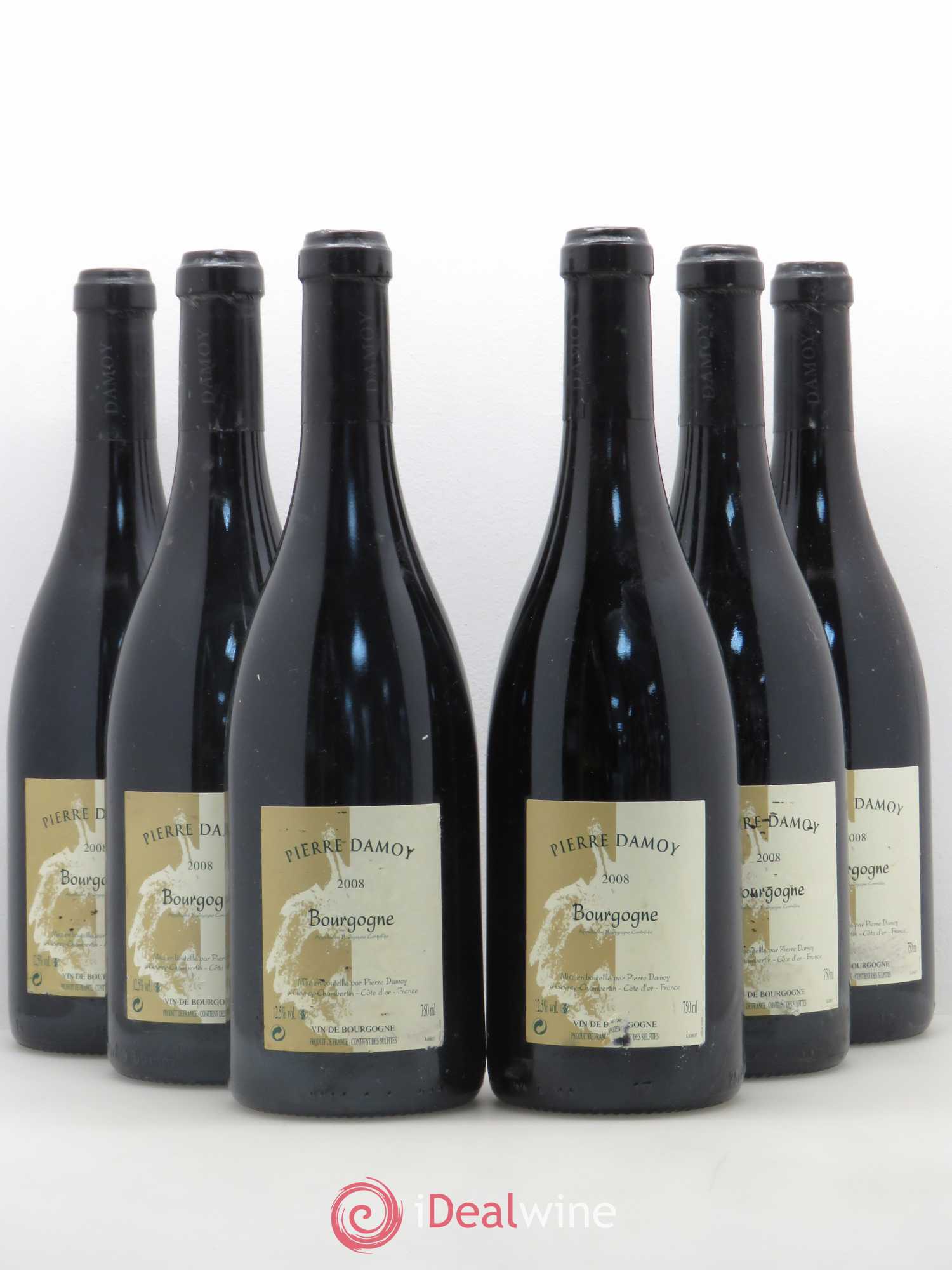 Bourgogne Pierre Damoy 2008 - Lot de 6 bouteilles - 0