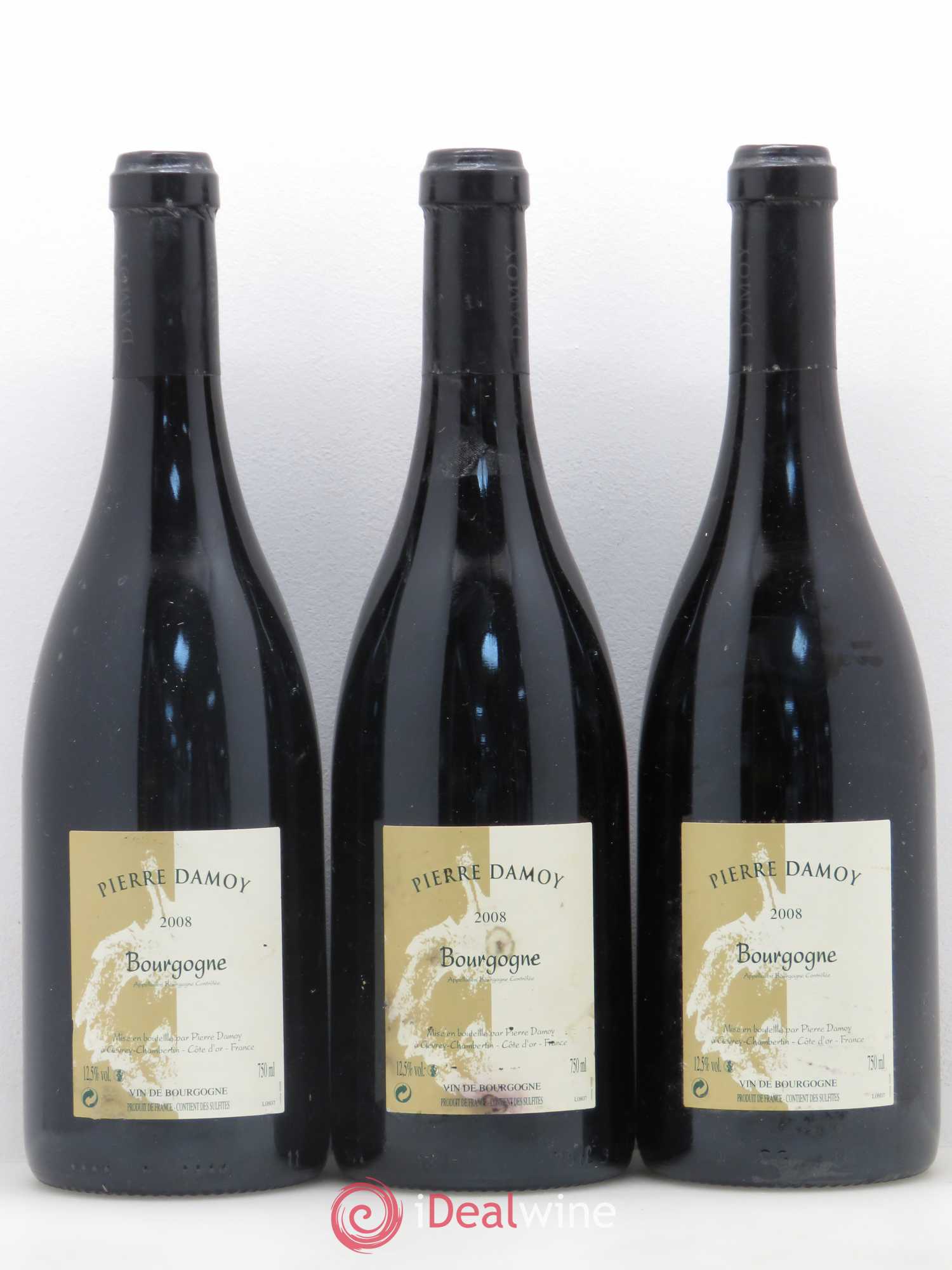 Bourgogne Pierre Damoy 2008 - Posten von 3 Flaschen - 0