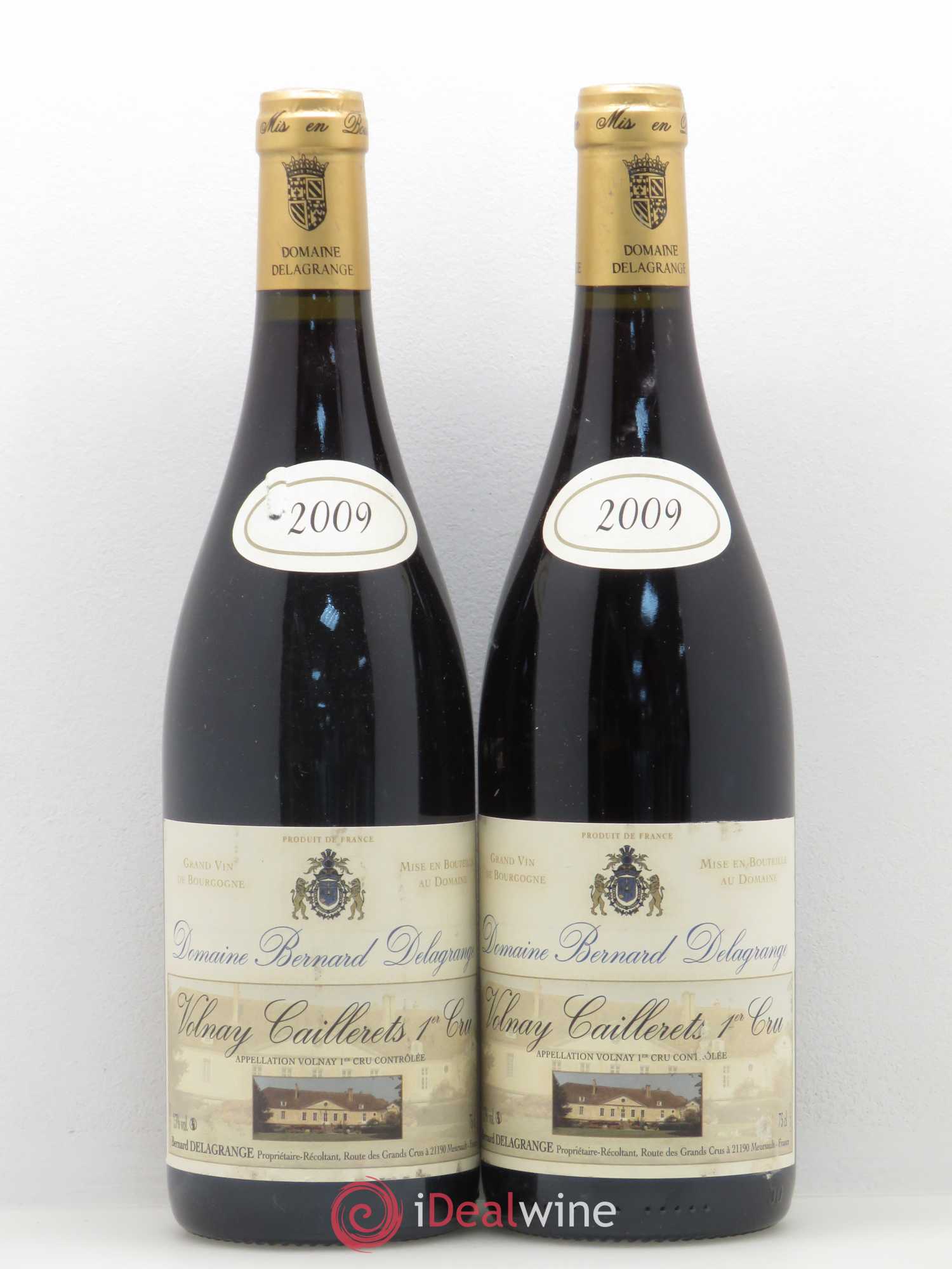 Volnay 1er Cru Caillerets Bernard Delagrange 2009 - Posten von 2 Flaschen - 0