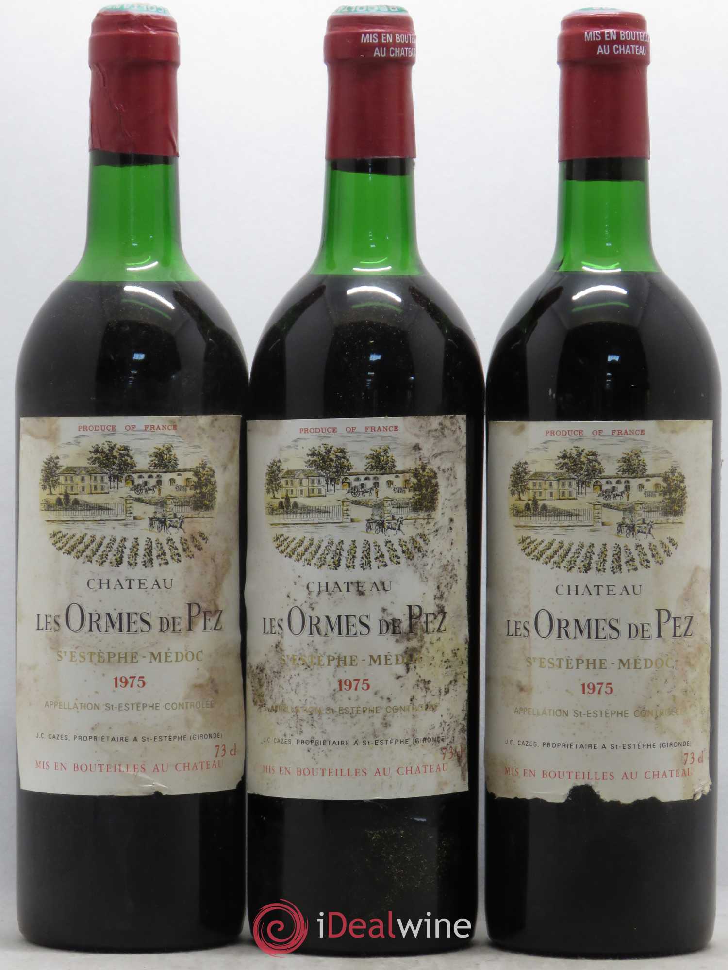 Château les Ormes de Pez (sans prix de réserve) 1975 - Lot de 6 bouteilles - 2