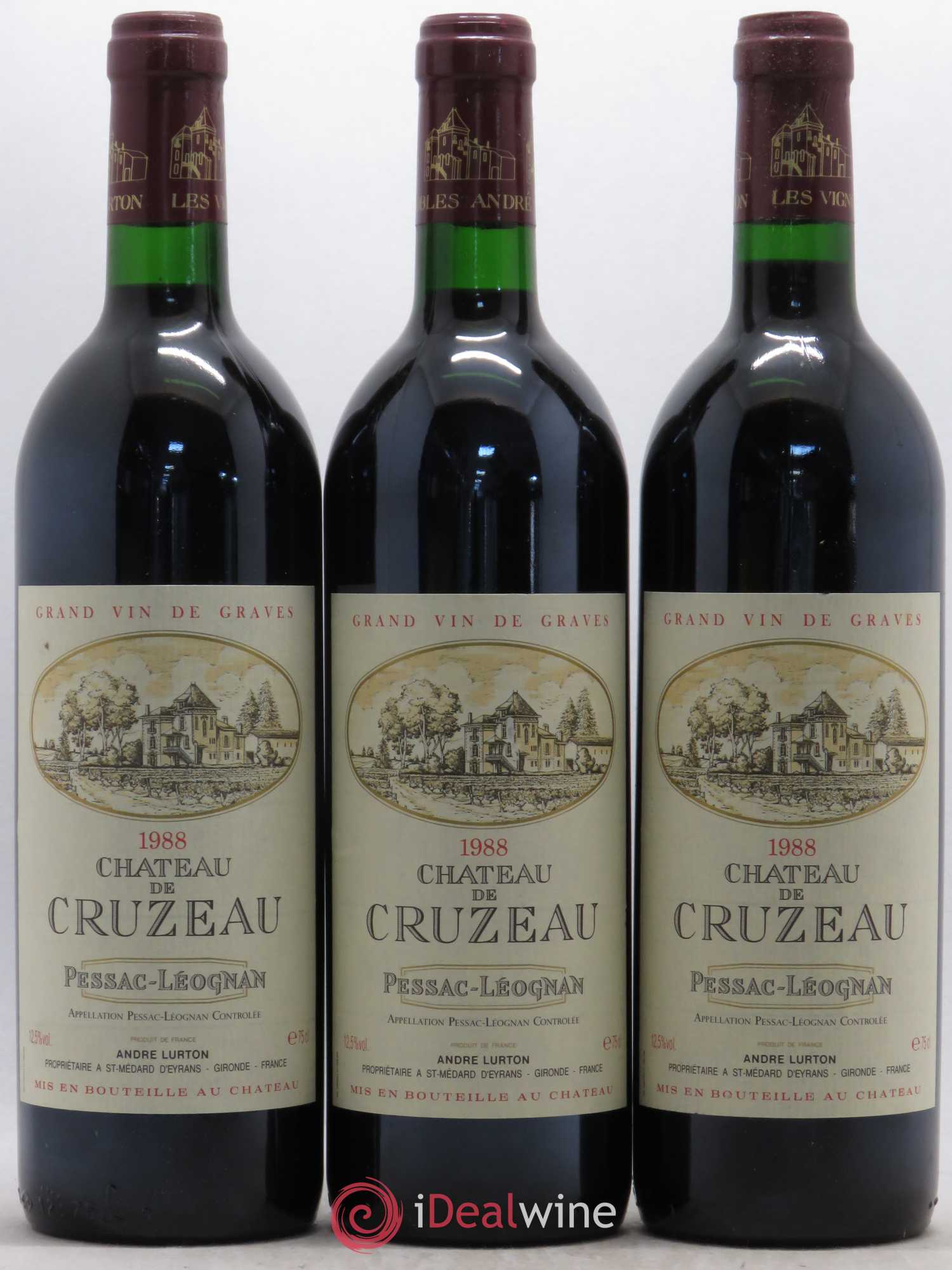 Château de Cruzeau 1988 - Lot de 12 bouteilles - 2