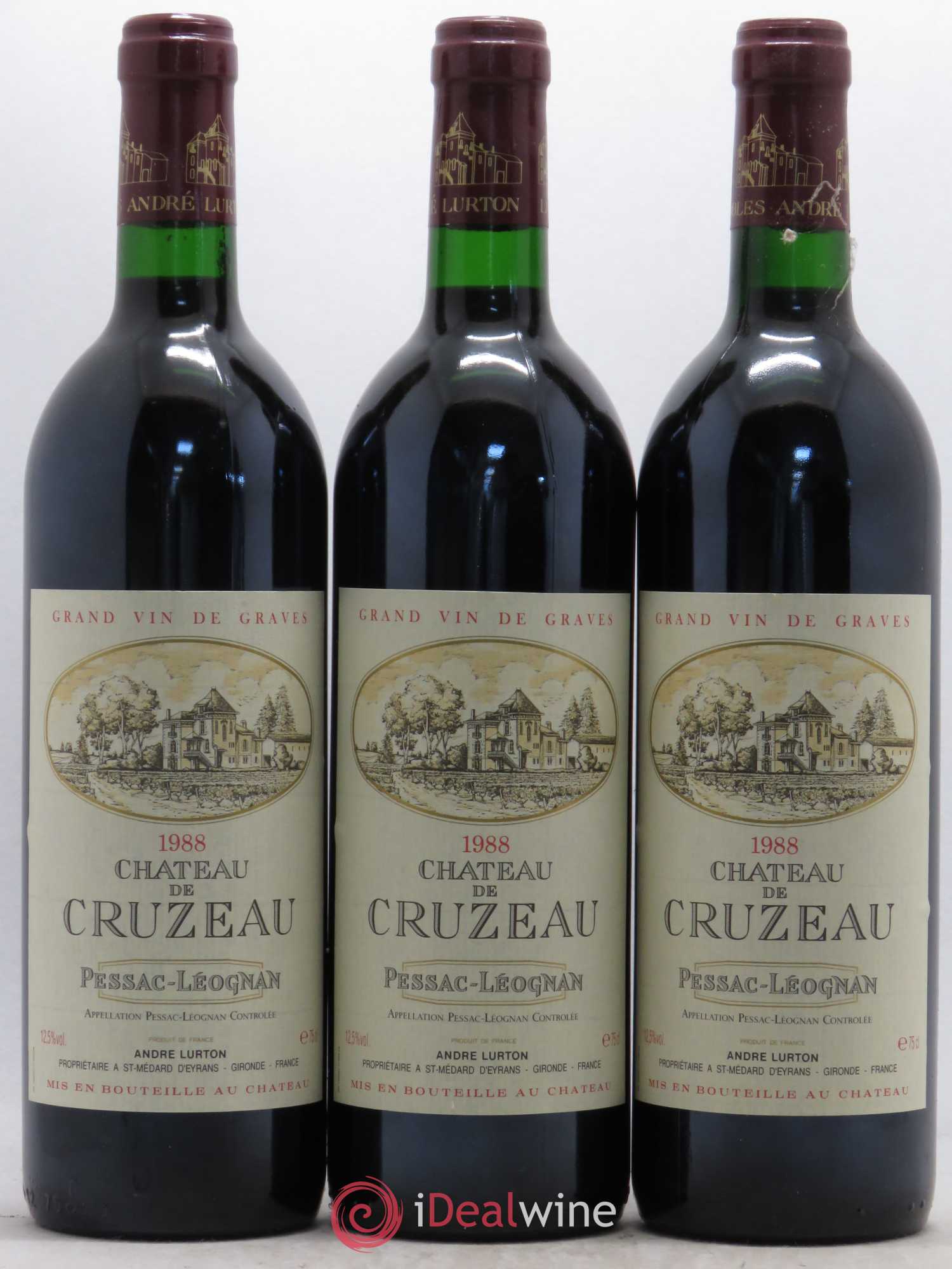 Château de Cruzeau 1988 - Lot de 12 bouteilles - 4