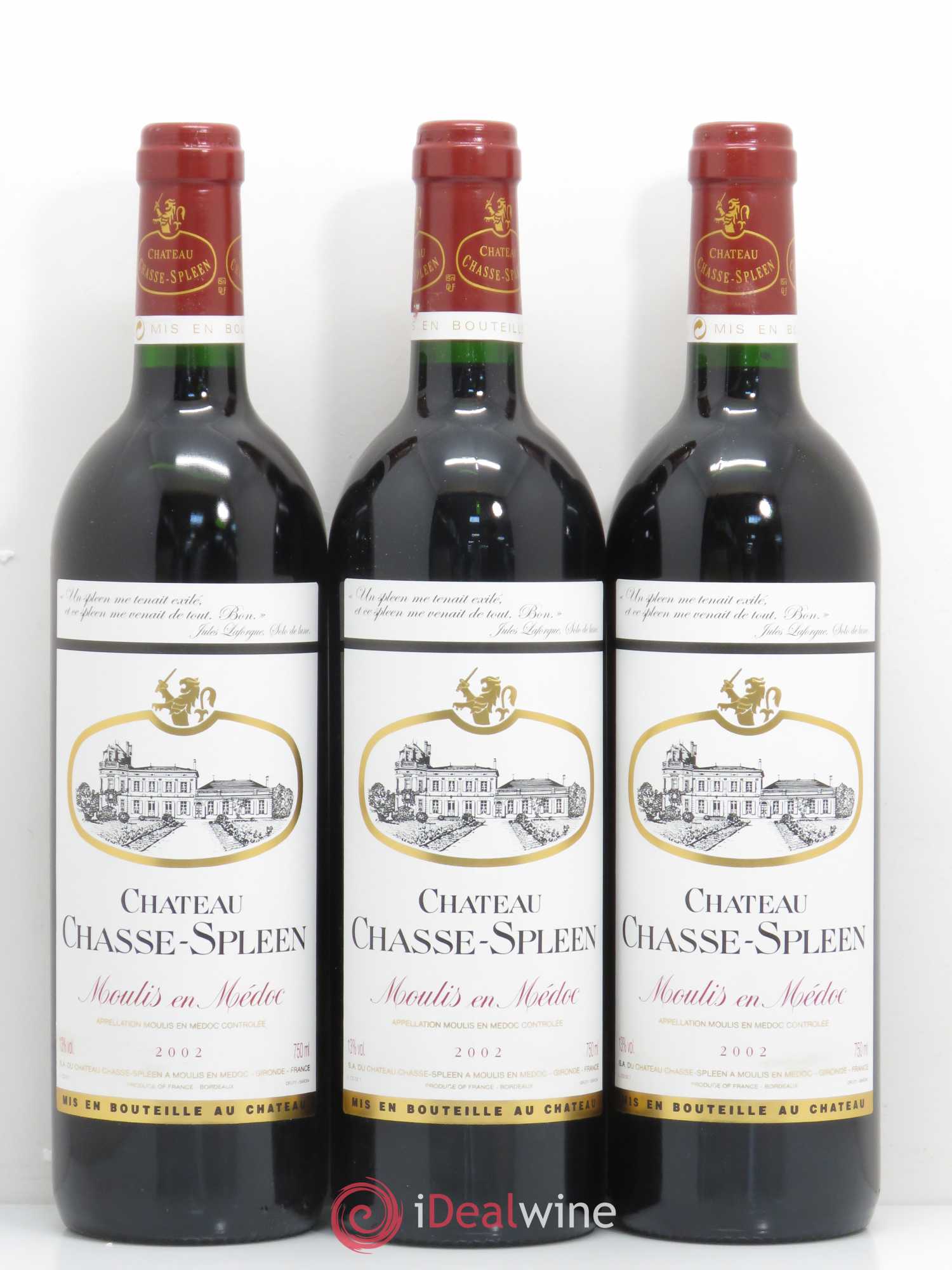 Château Chasse Spleen 2002 - Lot de 12 bouteilles - 4