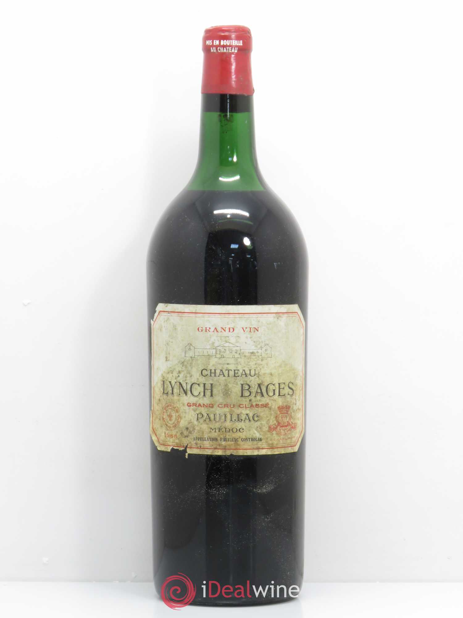 Château Lynch Bages 5ème Grand Cru Classé 1966 - Lot de 1 magnum - 0