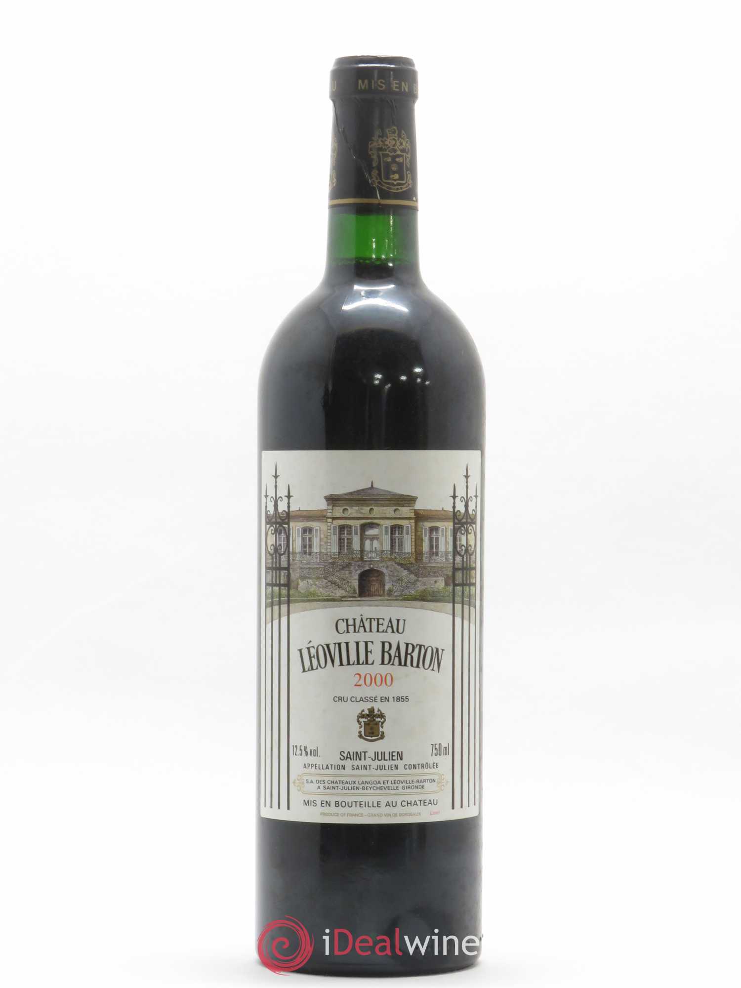 Château Léoville Barton 2ème Grand Cru Classé 2000 - Lot de 1 bouteille - 0