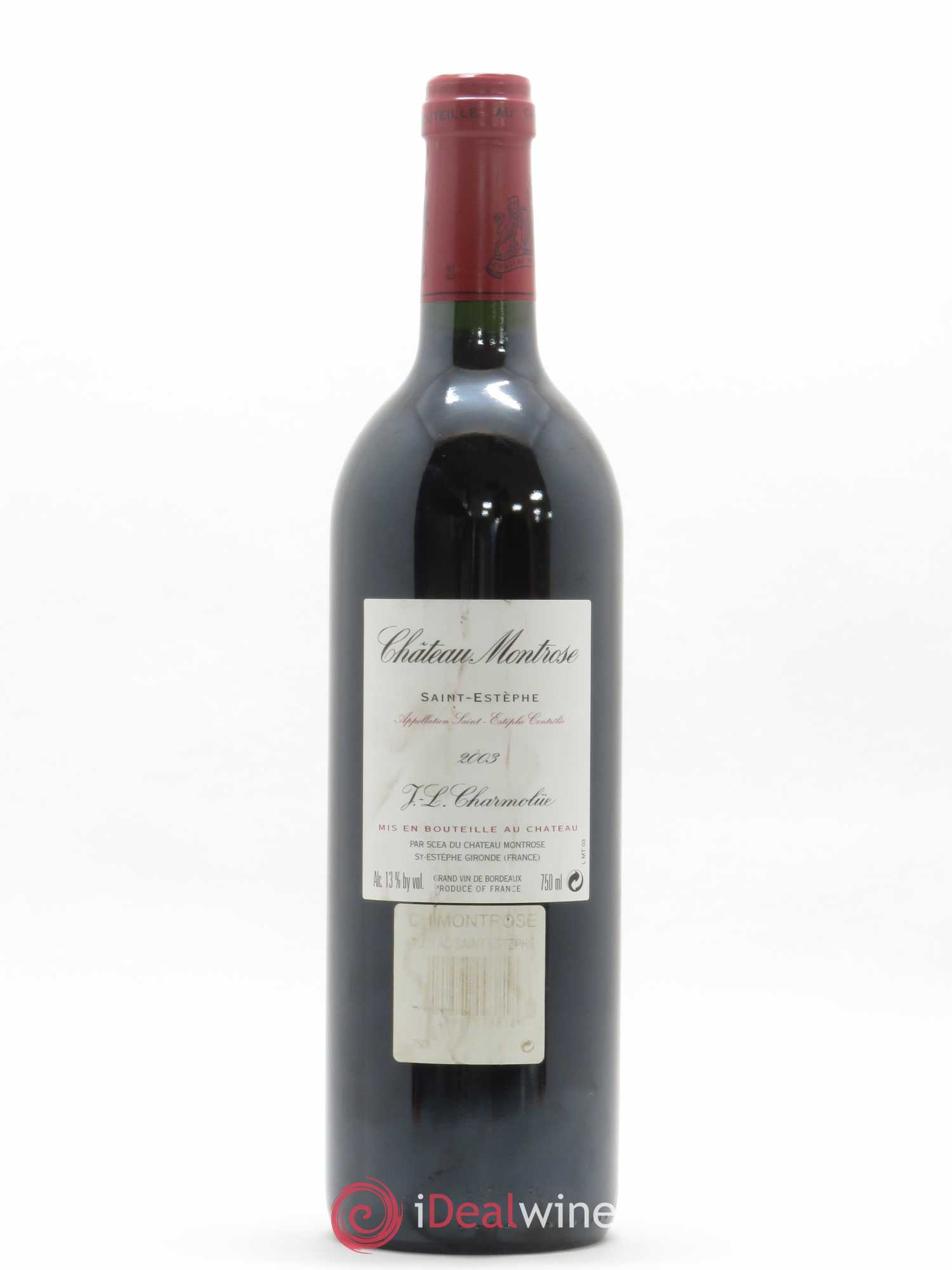 Château Montrose 2ème Grand Cru Classé 2003 - Lot de 1 bouteille - 1