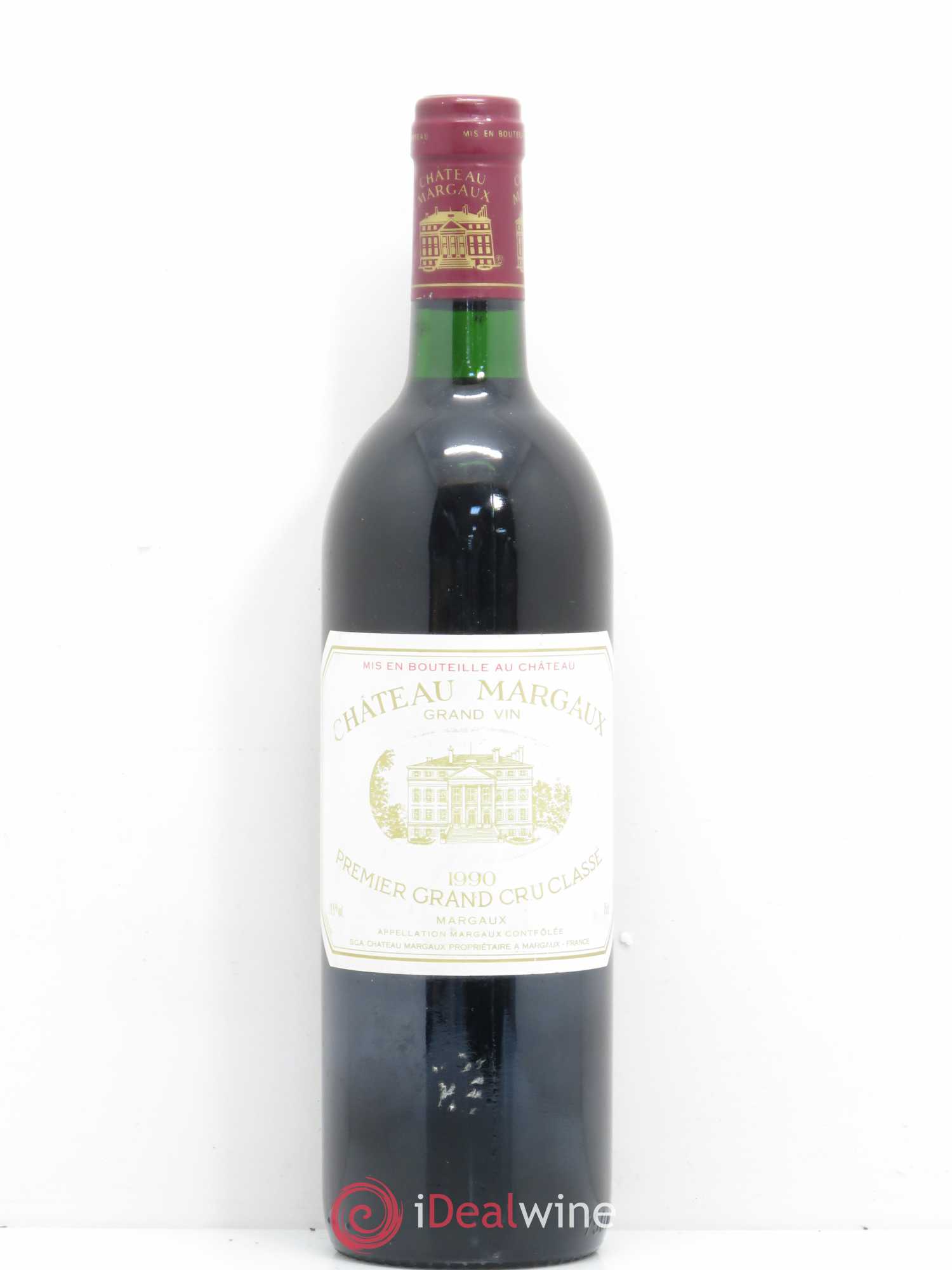 Château Margaux 1er Grand Cru Classé 1990 - Lot de 1 bouteille - 0