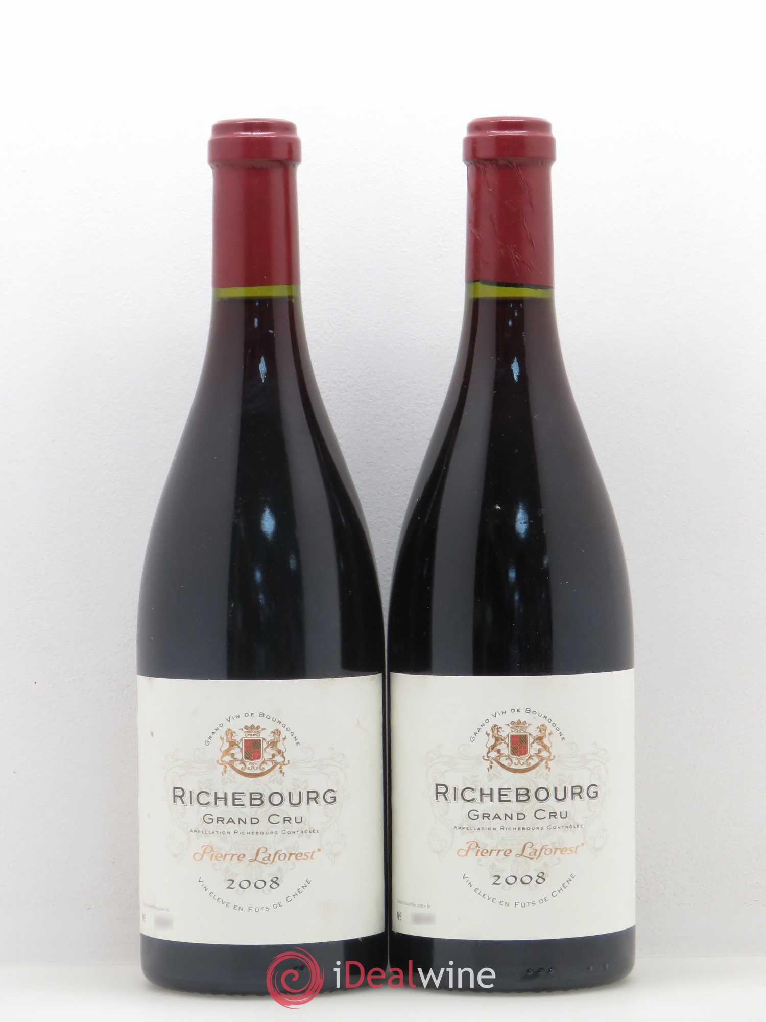 Richebourg Grand Cru Pierre Laforest 2008 - Lot de 2 bouteilles - 0