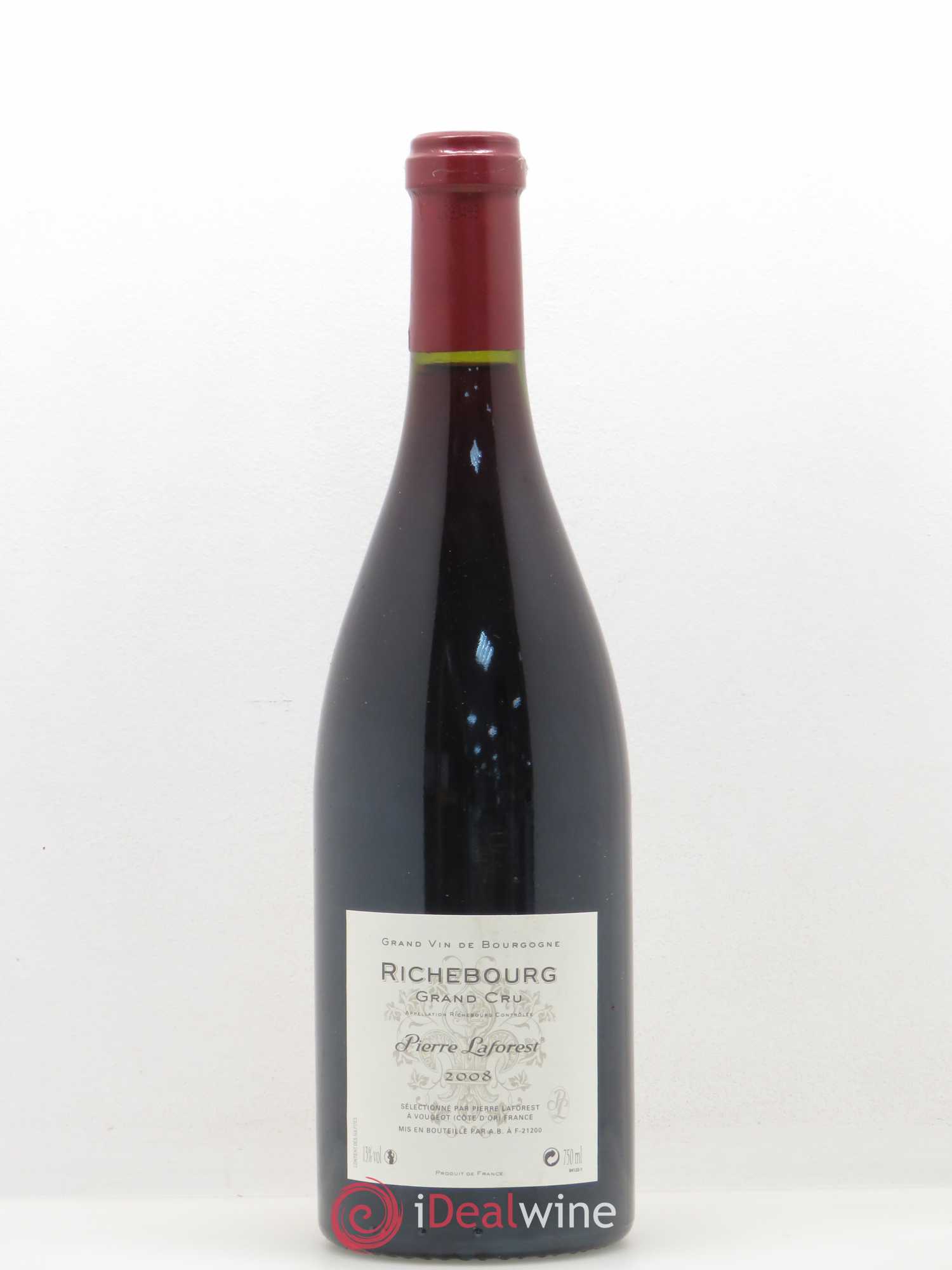 Richebourg Grand Cru Pierre Laforest 2008 - Lot de 1 bouteille - 1