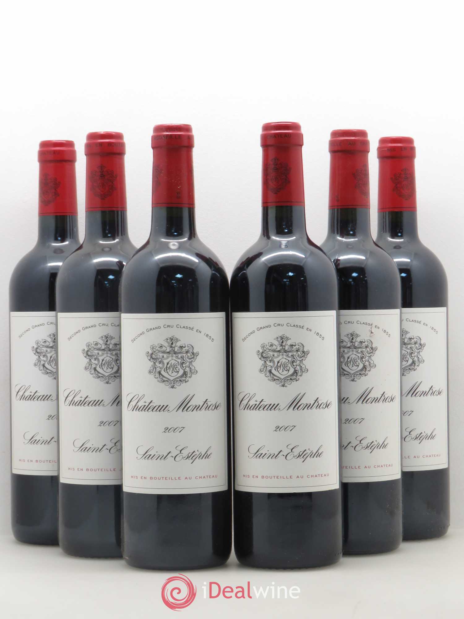 Château Montrose 2ème Grand Cru Classé 2007 - Lot de 6 bouteilles - 0