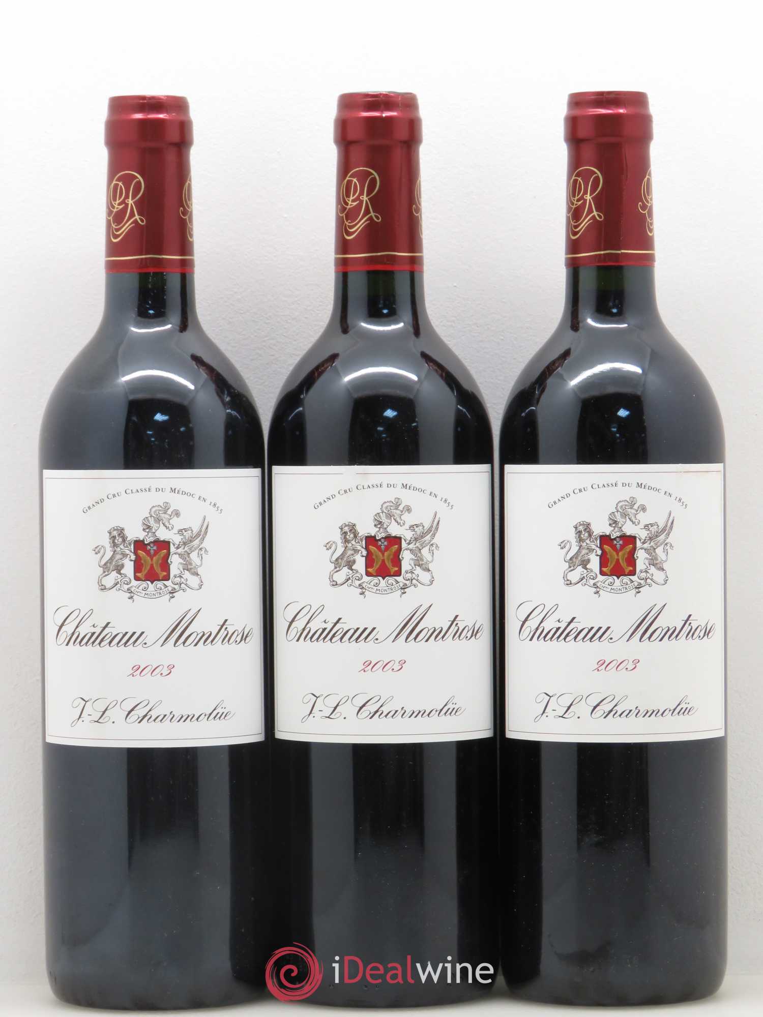 Château Montrose 2ème Grand Cru Classé 2003 - Lot de 6 bouteilles - 1