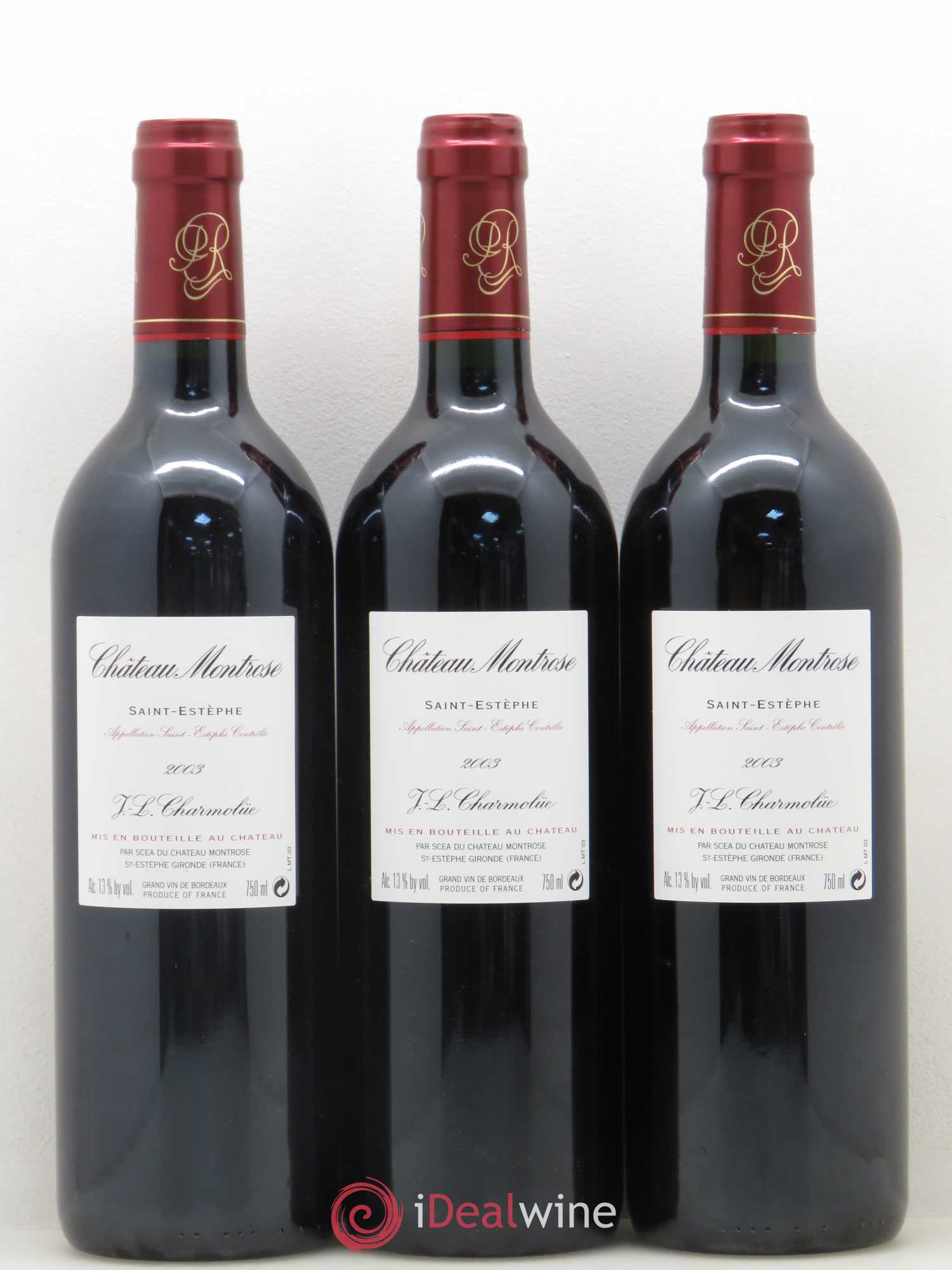 Château Montrose 2ème Grand Cru Classé 2003 - Lot de 6 bouteilles - 2