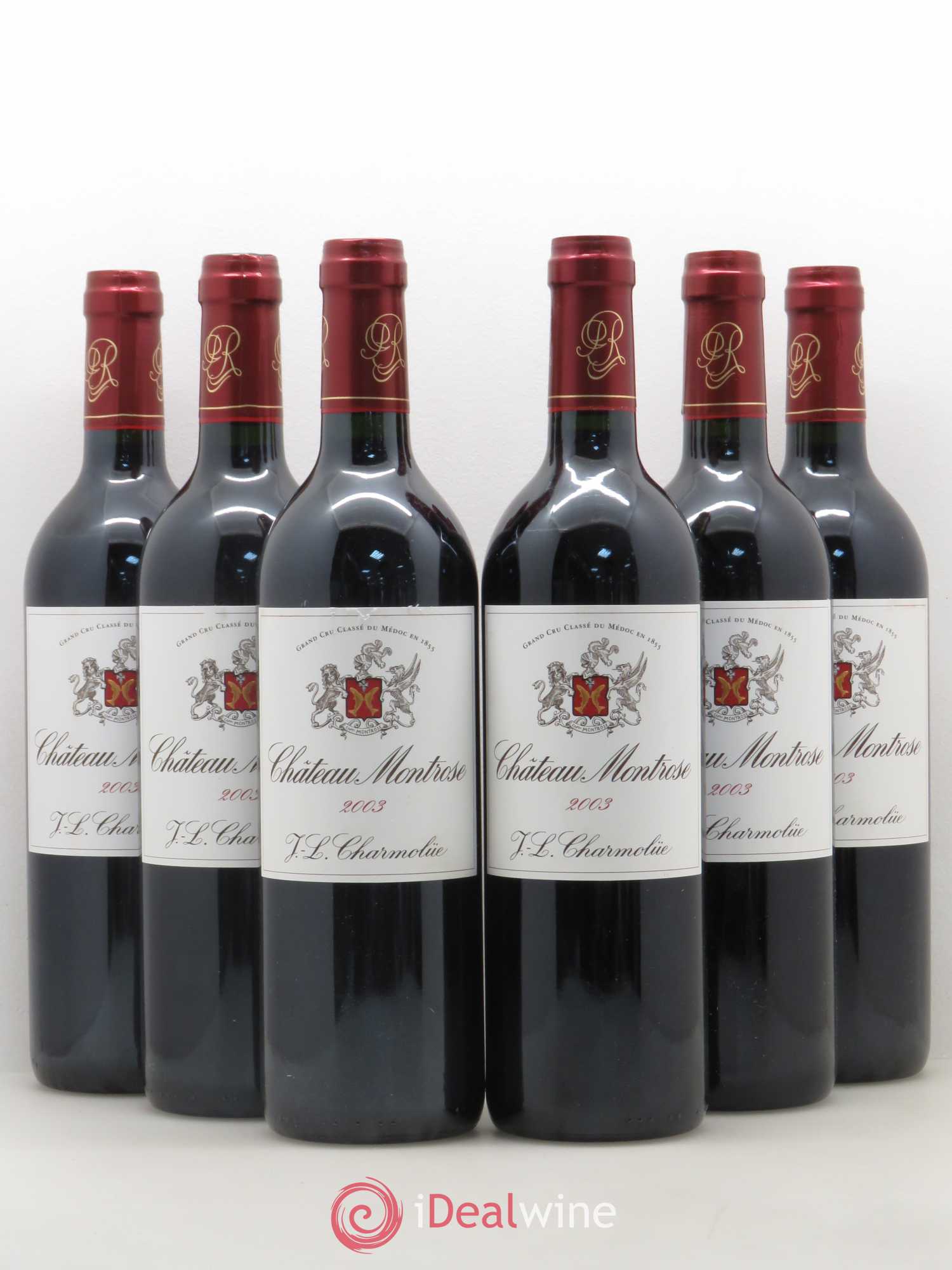 Château Montrose 2ème Grand Cru Classé 2003 - Lot de 6 bouteilles - 0