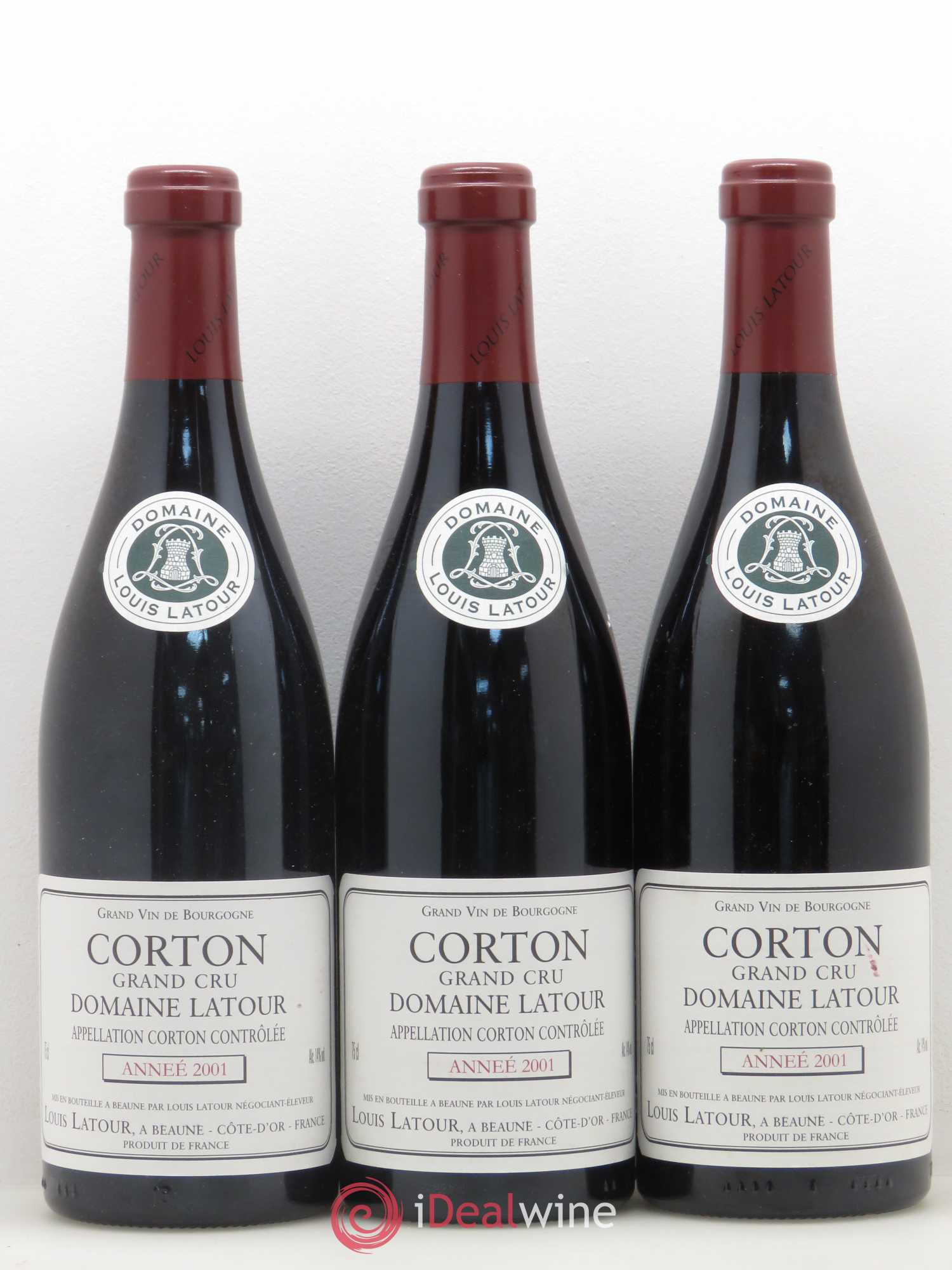 Corton Grand Cru Louis Latour 2001 - Lot de 6 bouteilles - 1