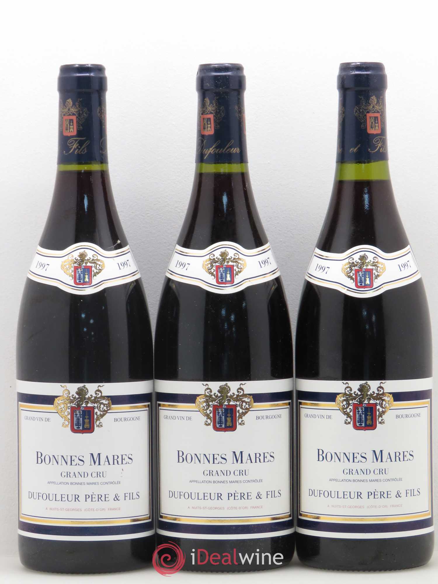 Bonnes-Mares Grand Cru Dufouleur Pere et Fils 1997 - Posten von 6 Flaschen - 1