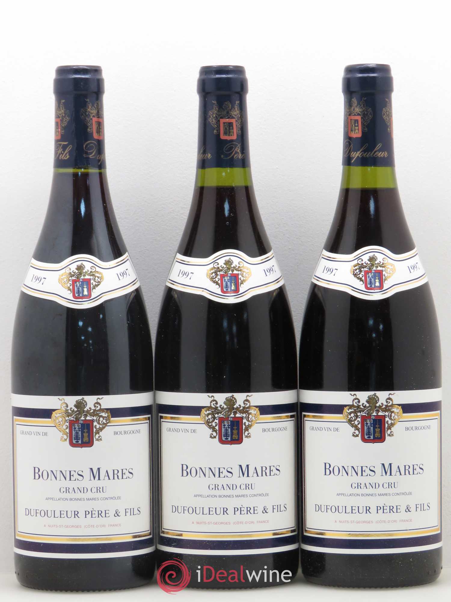 Bonnes-Mares Grand Cru Dufouleur Pere et Fils 1997 - Posten von 6 Flaschen - 2