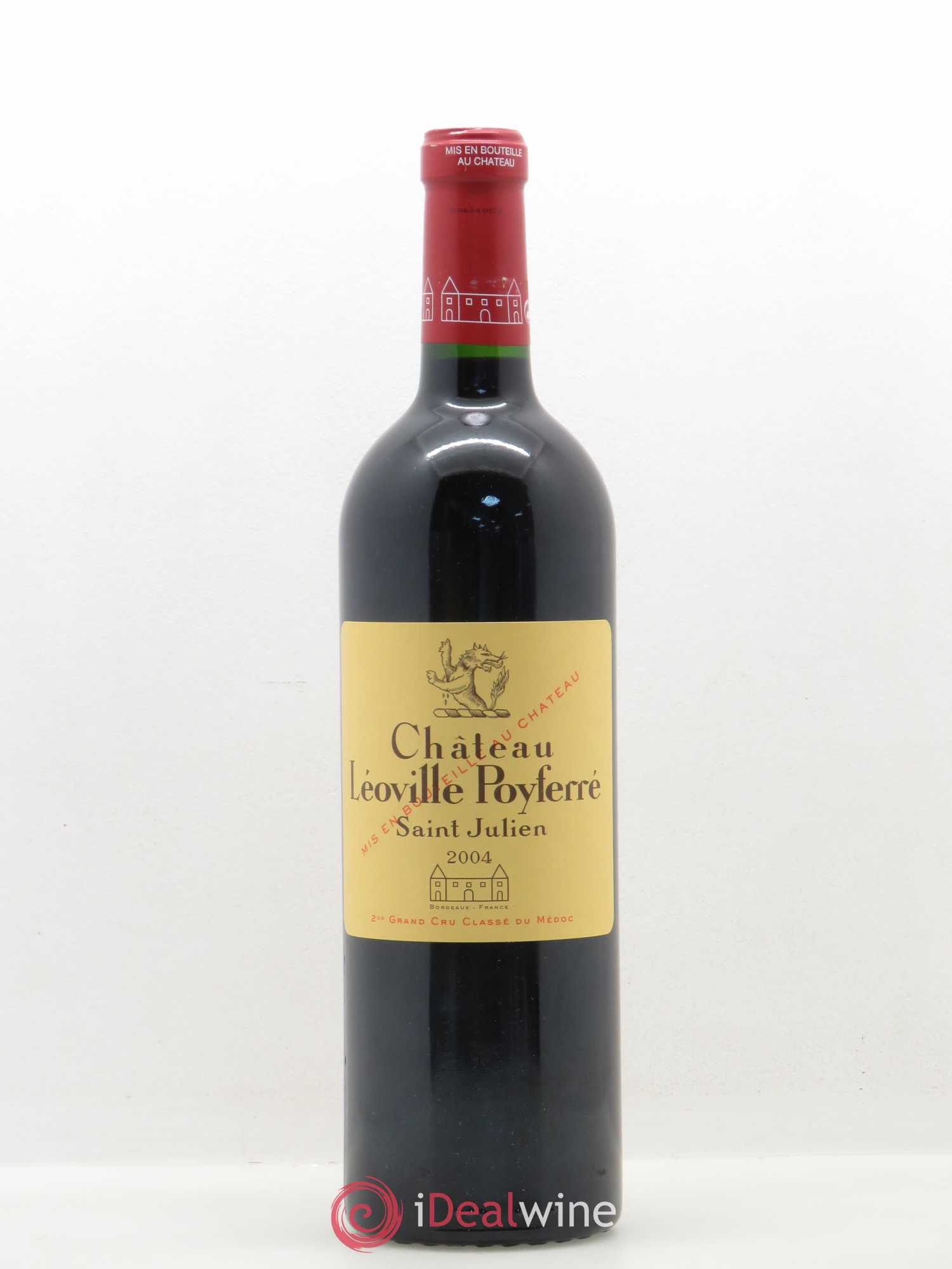 Château Léoville Poyferré 2ème Grand Cru Classé 2004 - Lot de 1 bouteille - 0