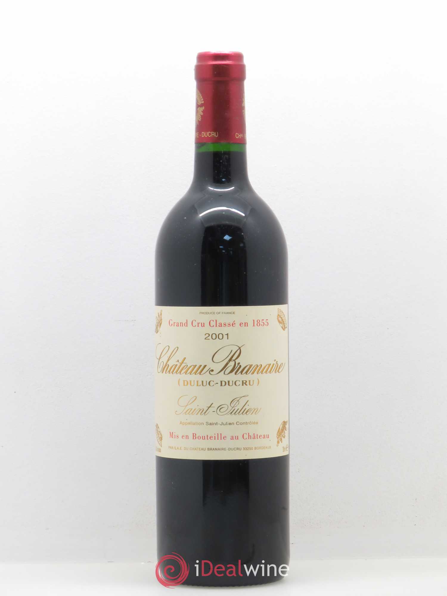 Château Branaire Ducru 4ème Grand Cru Classé 2001 - Lot de 1 bouteille - 0