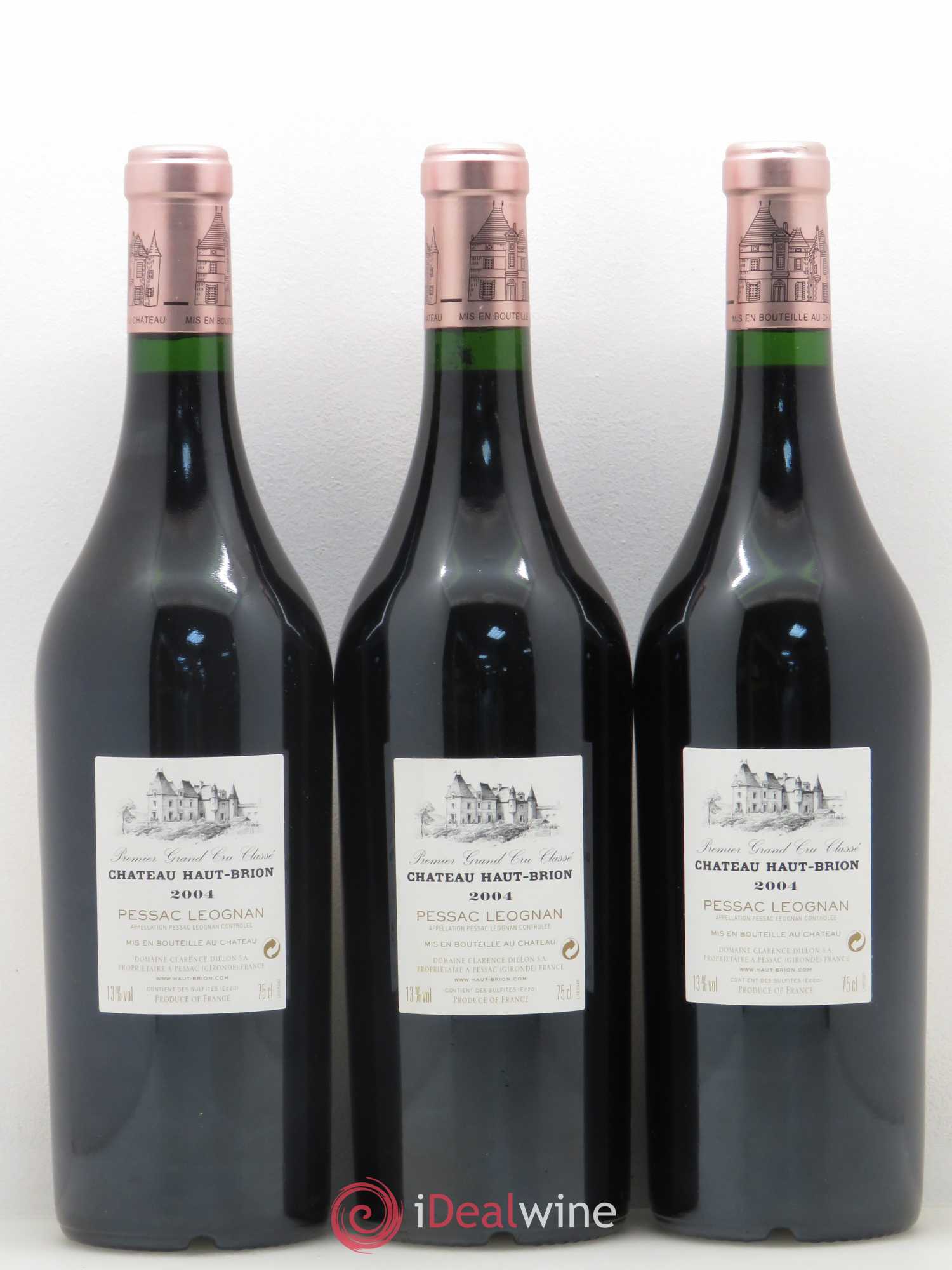 Château Haut Brion 1er Grand Cru Classé 2004 - Lot de 6 bouteilles - 2