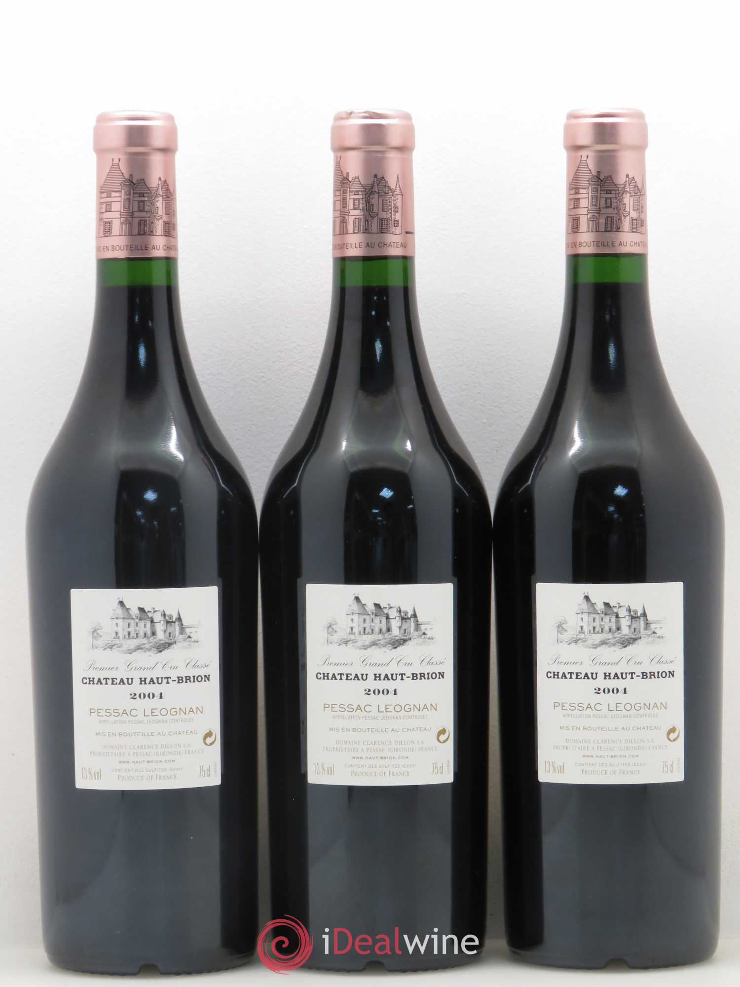 Château Haut Brion 1er Grand Cru Classé 2004 - Lot de 6 bouteilles - 4