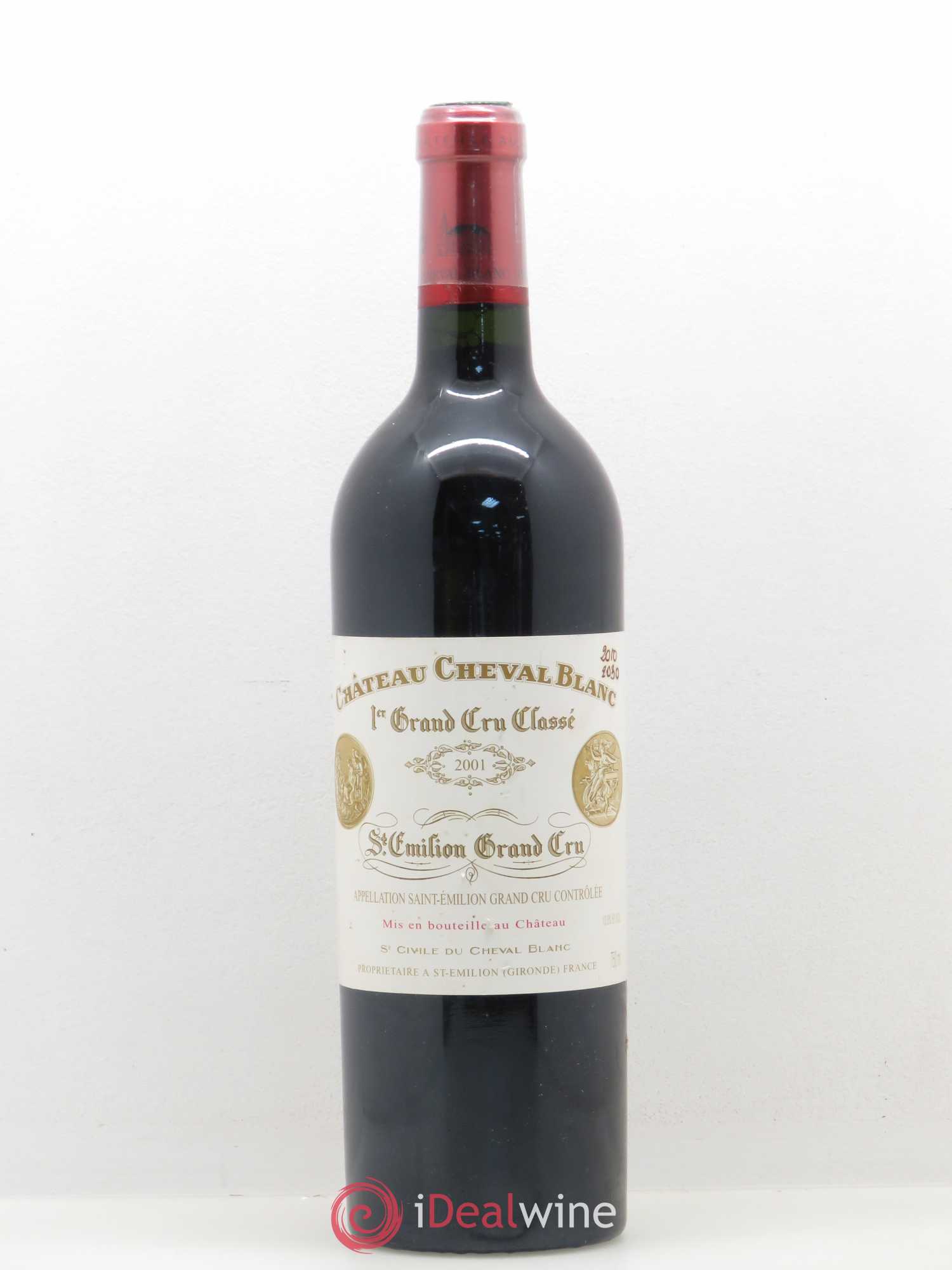 Château Cheval Blanc 1er Grand Cru Classé A 2001 - Lot de 1 bouteille - 0