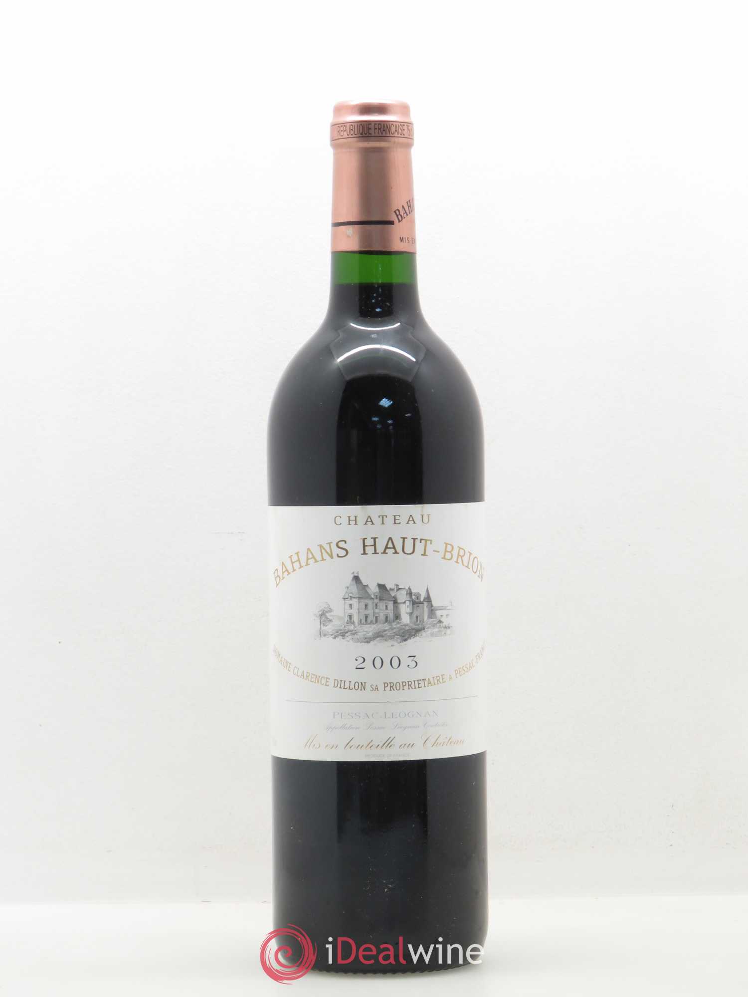 Clarence (Bahans) de Haut-Brion Second Vin 2003 - Lot de 1 bouteille - 0