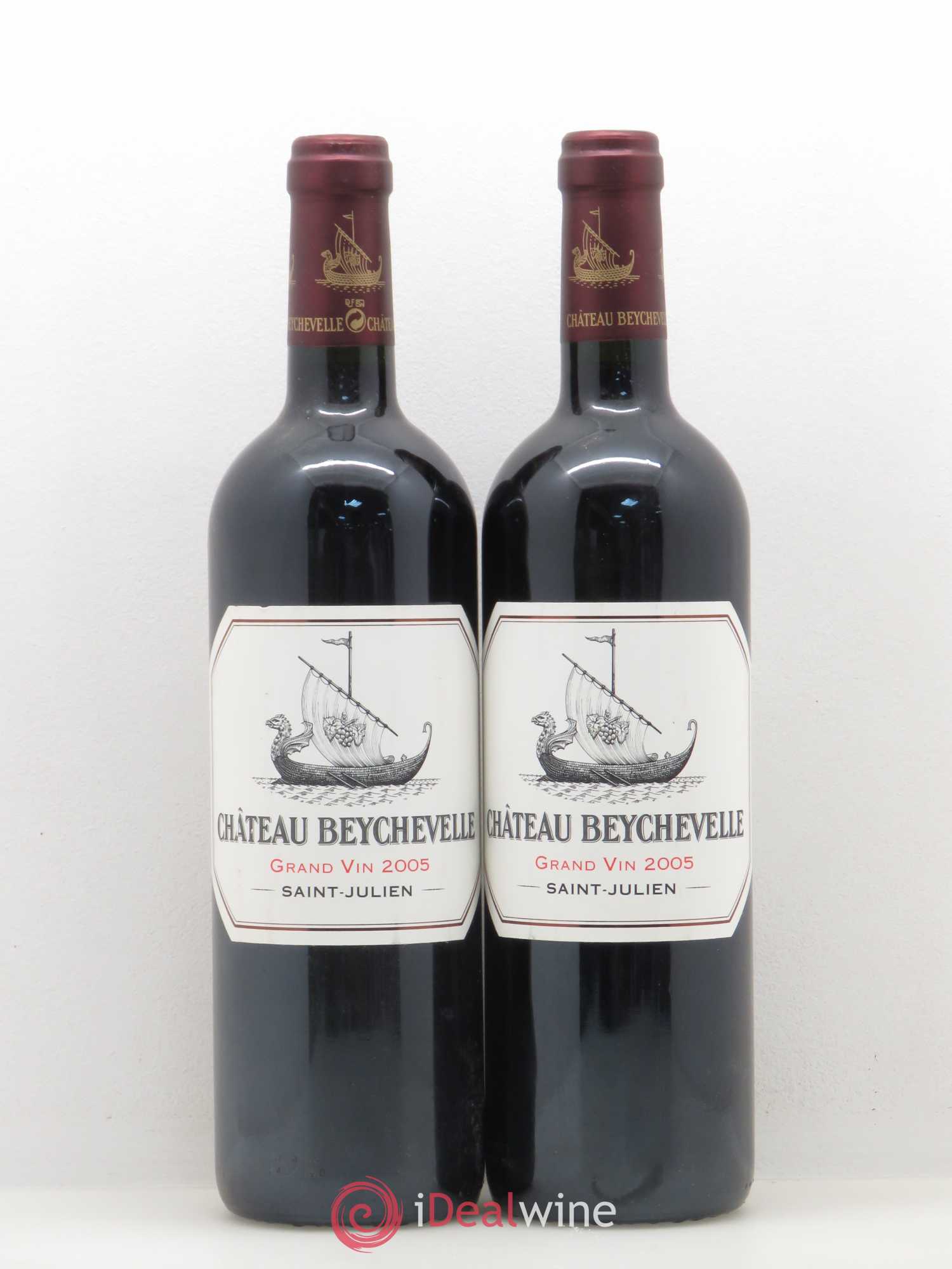 Château Beychevelle 4ème Grand Cru Classé 2005 - Lot de 2 bouteilles - 0
