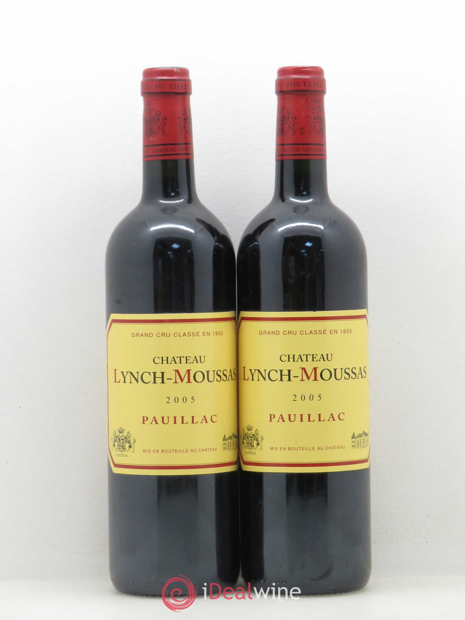 Château Lynch Moussas 5ème Grand Cru Classé 2005 - Lot de 2 bouteilles - 0